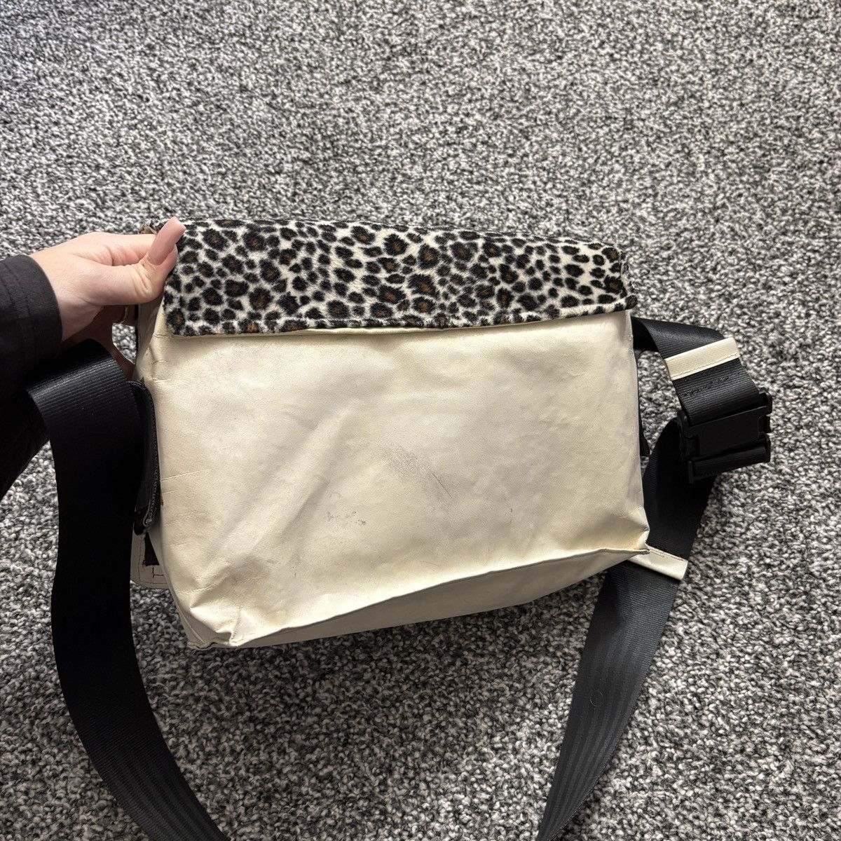 Other upcycled unique leopard bag Size ONE SIZE - 15 Thumbnail