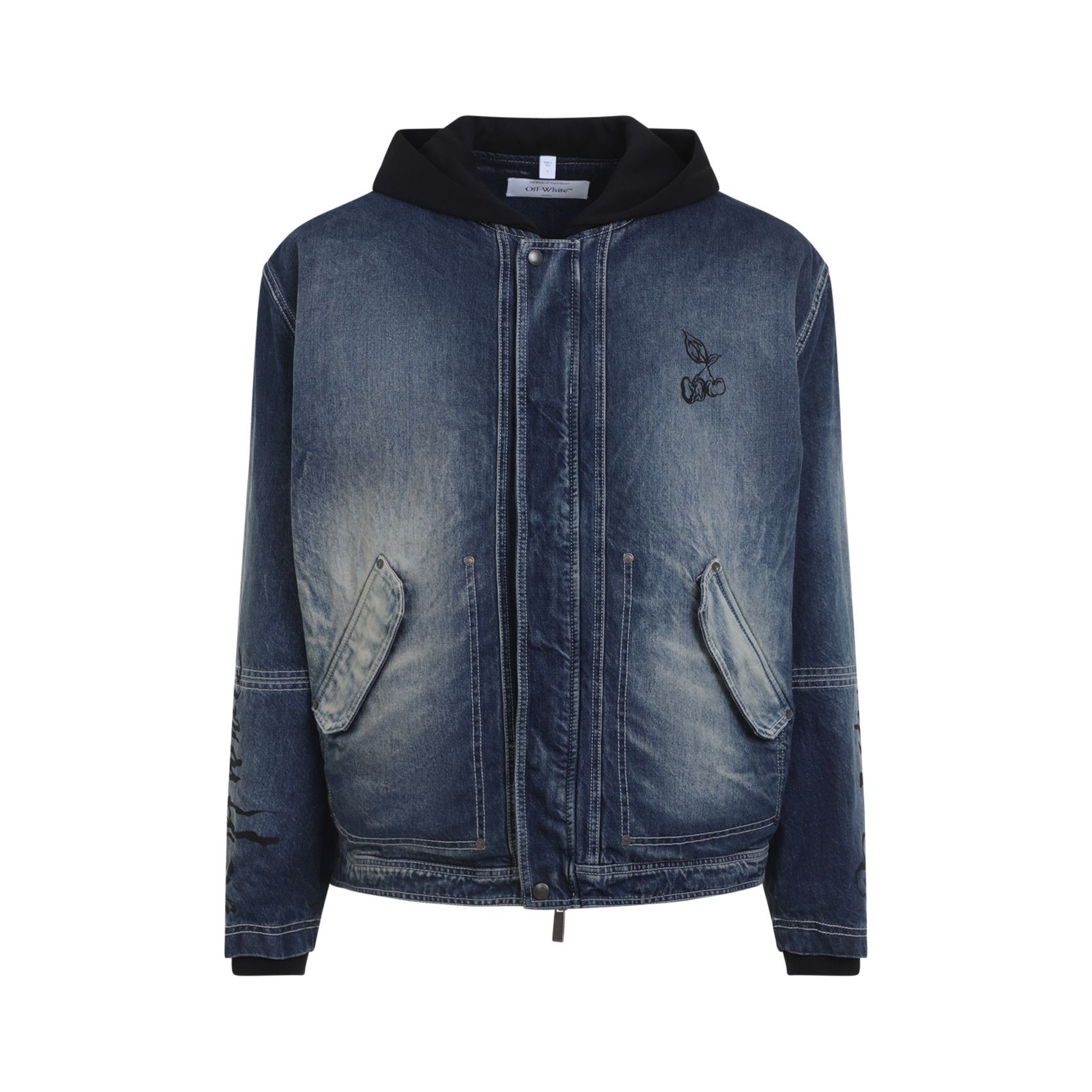 Off-White Off White Cherry Fleece Jacket Size US L / EU 52-54 / 3 - 1 Thumbnail