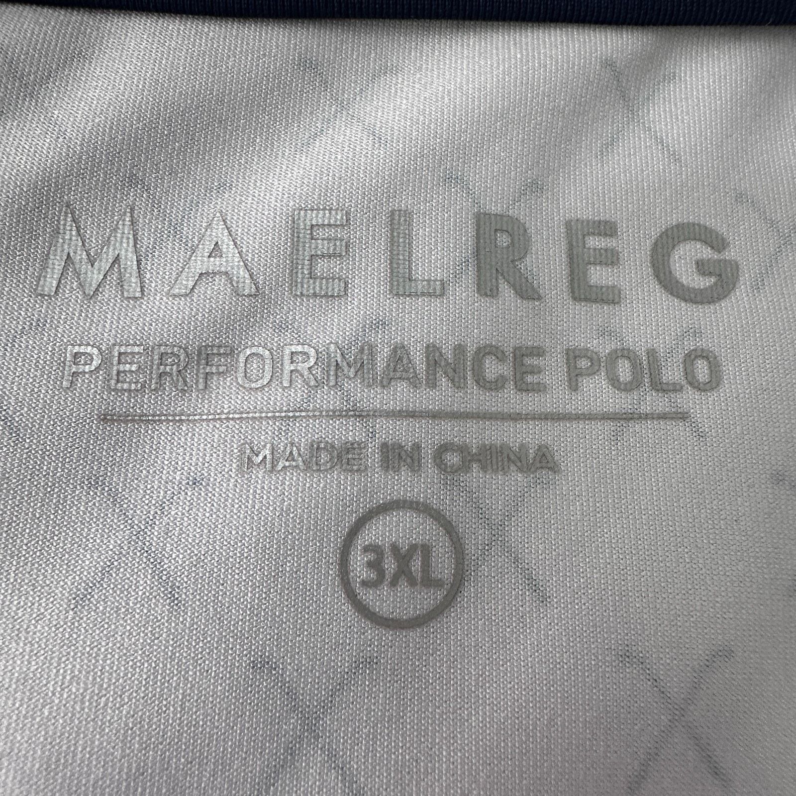Other Maelreg Polo Shirt Men 3XL Blue White Golf Club Performance Size US XXL / EU 58 / 5 - 7 Thumbnail