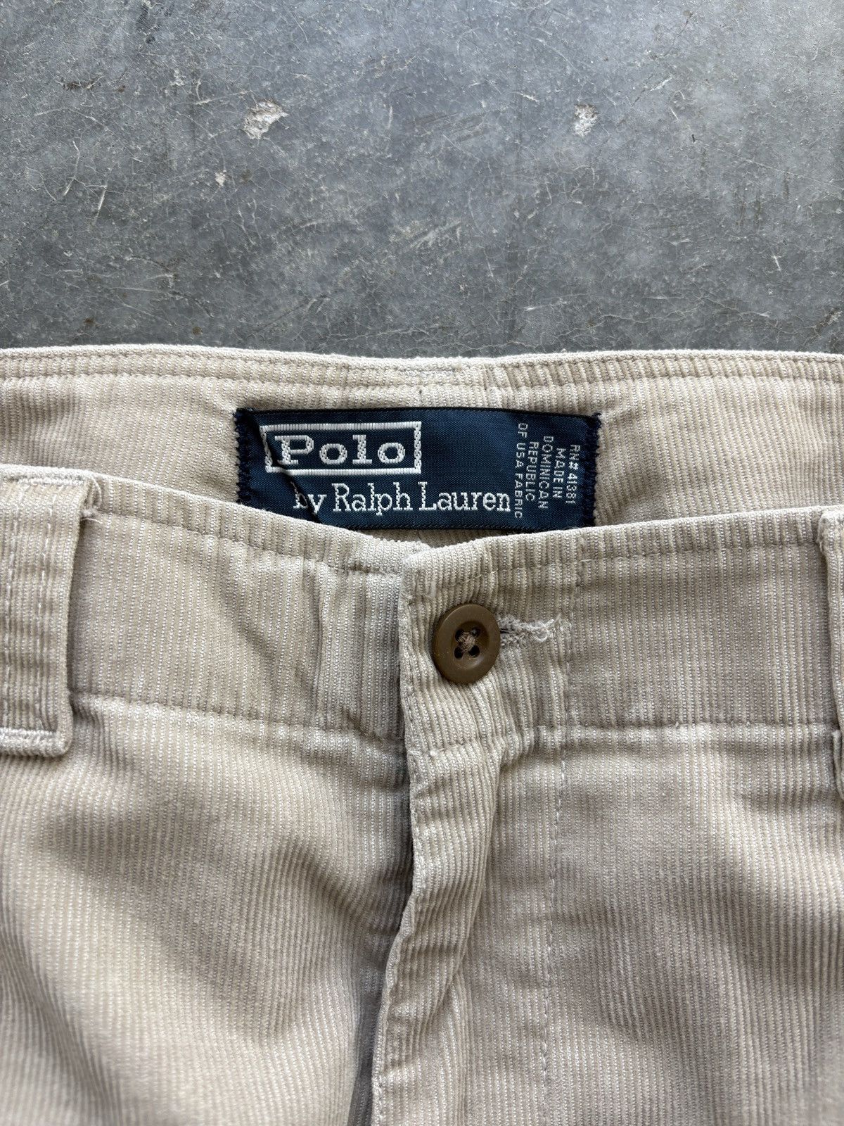 Polo Ralph Lauren Vintage Y2K Polo Ralph Lauren Baggy Corduroy Cargos 36x33 Size US 36 / EU 52 - 4 Thumbnail