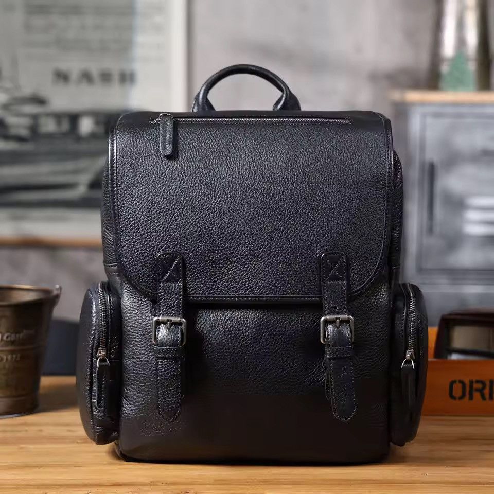 Genuine Leather Casual Genuine Leather Backpack Size ONE SIZE - 1 Thumbnail