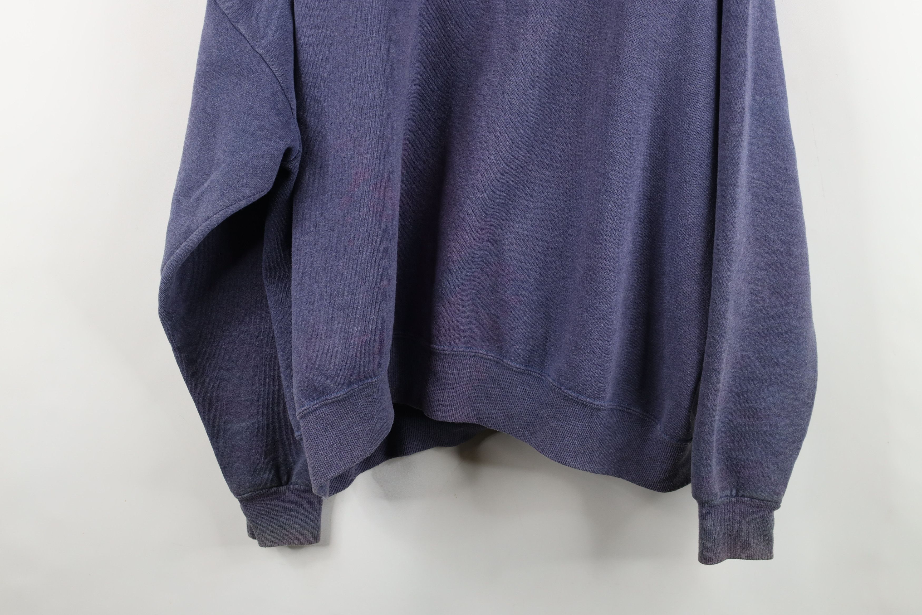Vintage Vintage 90s Streetwear Heavyweight Blank Full Zip Hoodie USA Size US XXL / EU 58 / 5 - 14 Thumbnail