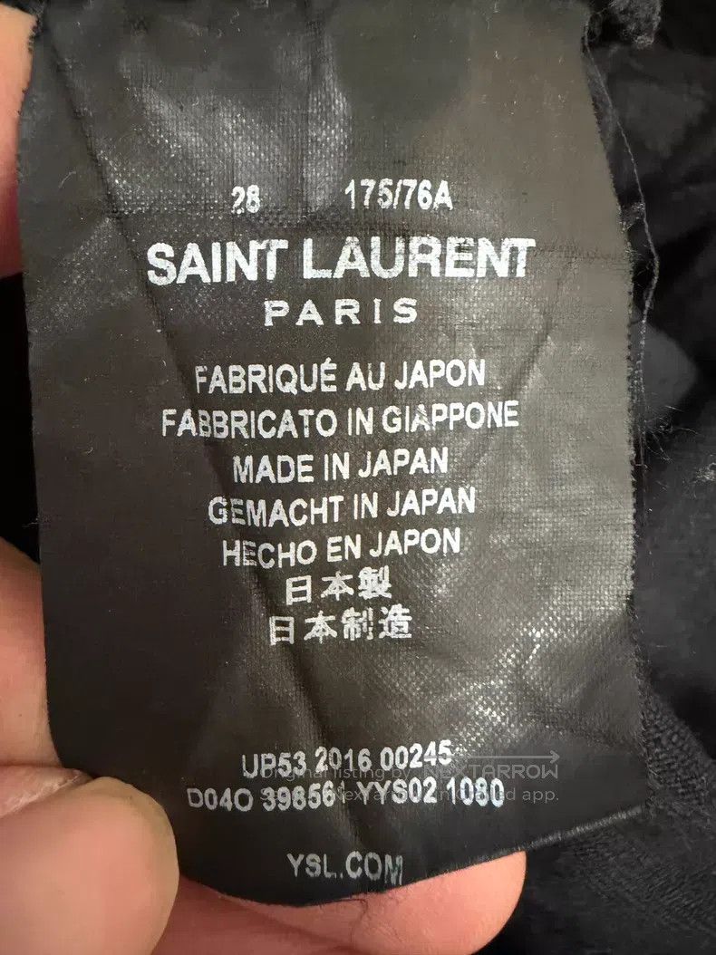 Saint Laurent Paris Saint Laurent Paris jeans Size US 28 / EU 44 - 4 Thumbnail