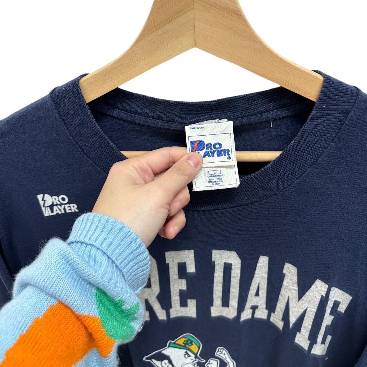 Vintage Vintage Notre Dame t-shirt size: L Size US L / EU 52-54 / 3 - 3 Thumbnail