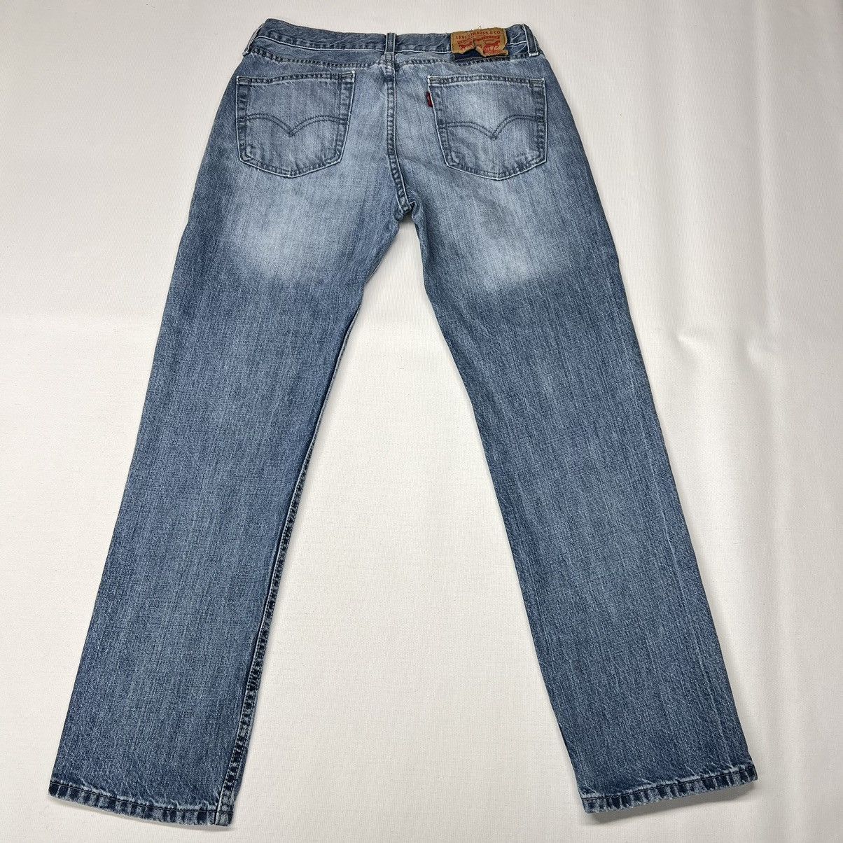 Levi's Levis 514 Jeans Straight Fit Regular Blue Faded Denim Size US 32 / EU 48 - 14 Thumbnail
