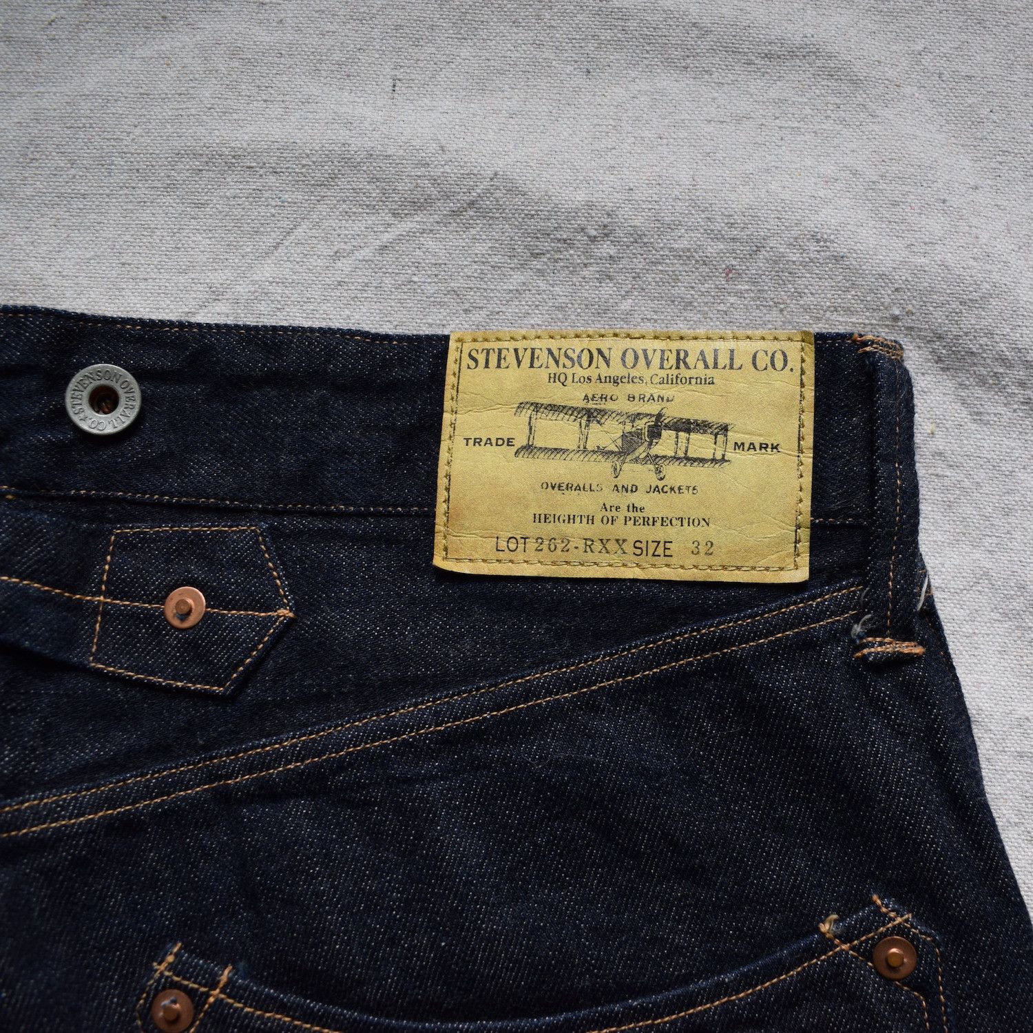 Stevenson Overall Co. 1930's Denim Waist Overalls - Stevenson Overall Co. - Sz 32 Size US 32 / EU 48 - 7 Thumbnail