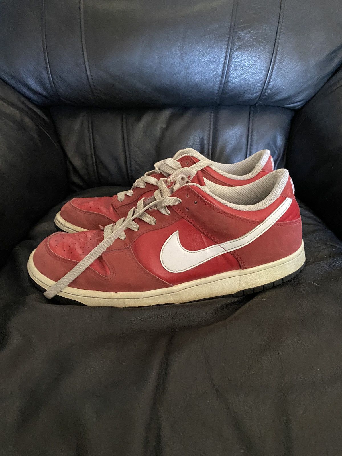 Nike Nike Dunk Low 2012 Sport Red Size US 10 / EU 43 - 4 Thumbnail