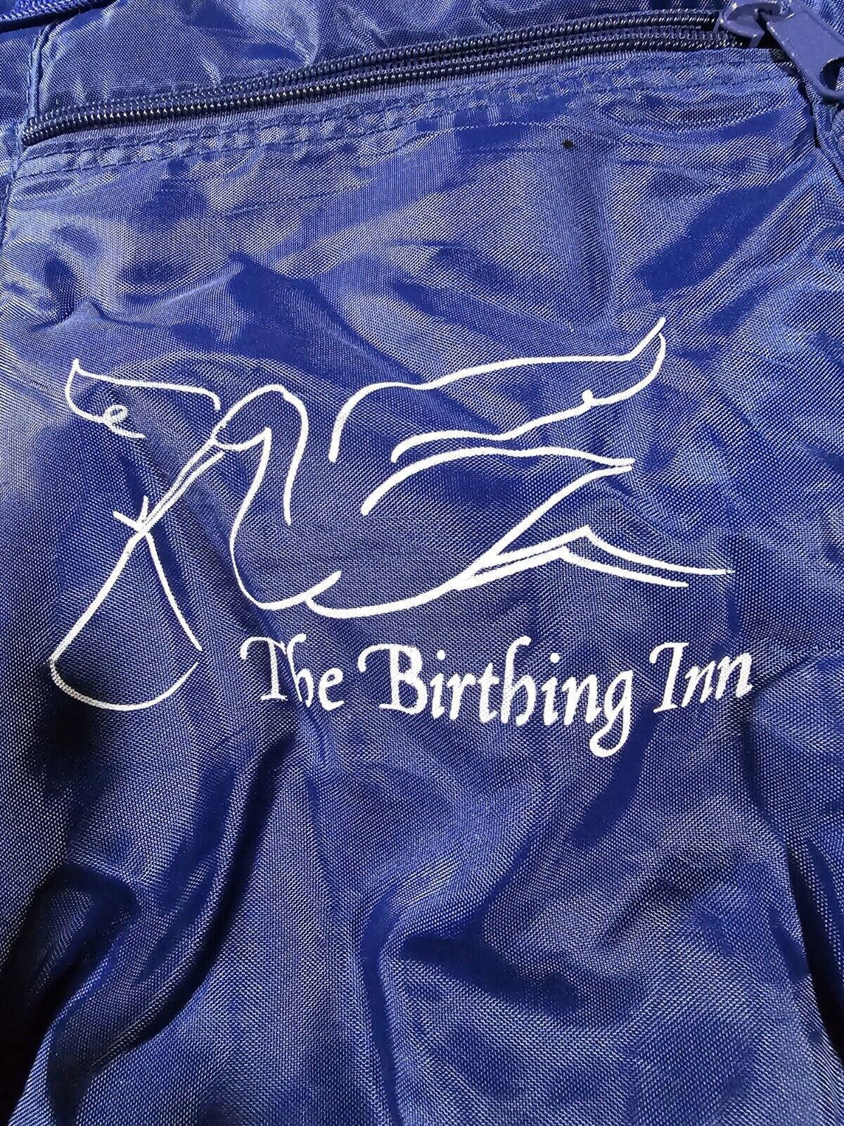 Designer the birthing inn small blue tote bag Zippered Size ONE SIZE - 2 Thumbnail