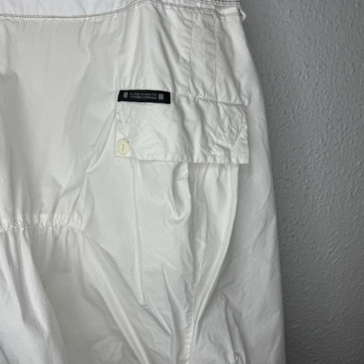 Marithe + Francois Girbaud × Vintage Marithe Francois Girbaud White Skirt Avant Garde Size 26" / US 2 / IT 38 - 5 Thumbnail