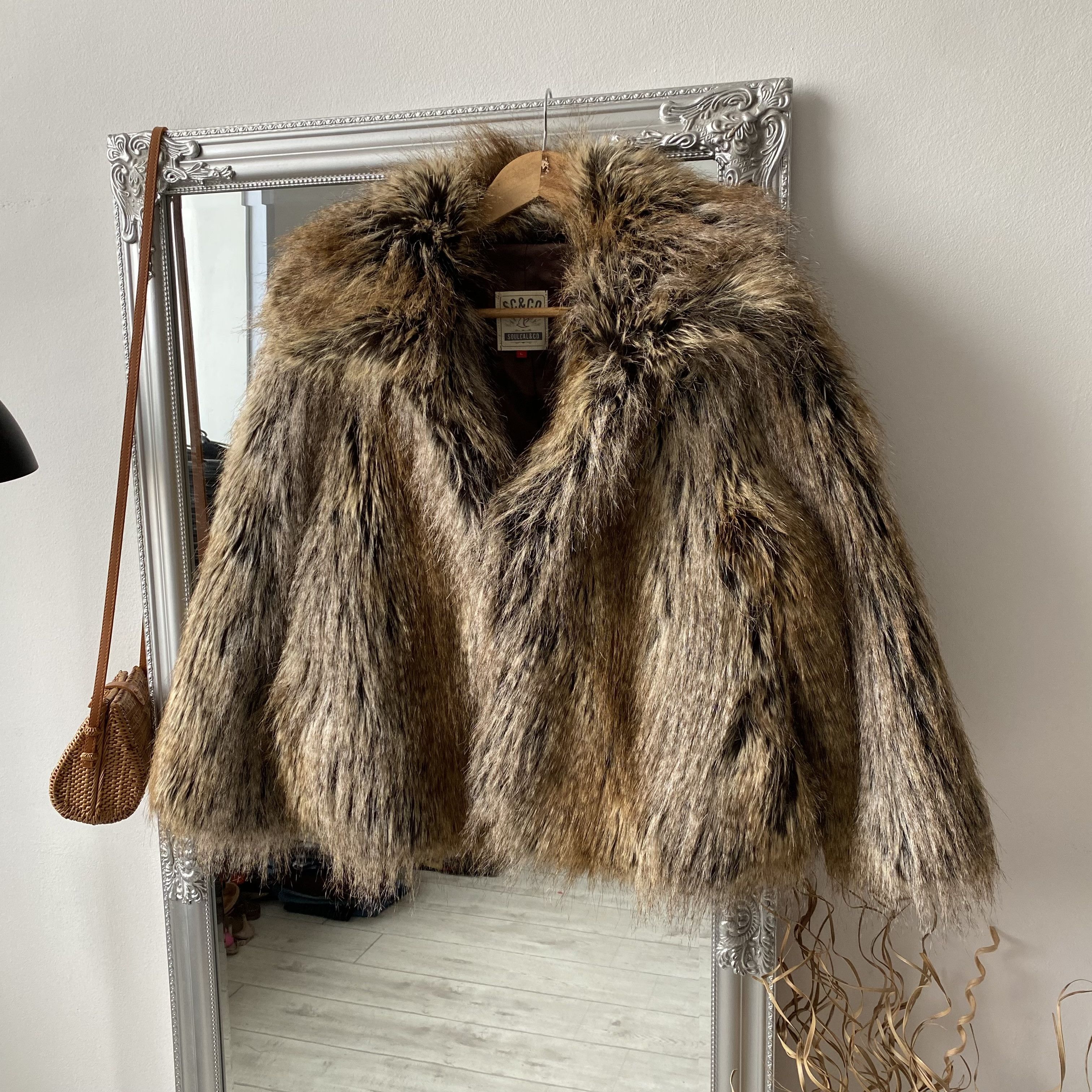 Hysteric Glamour Vintage 00s Fluffy Faux fur jacket cropped coat Beauty Beast Size L / US 10 / IT 46 - 1 Thumbnail