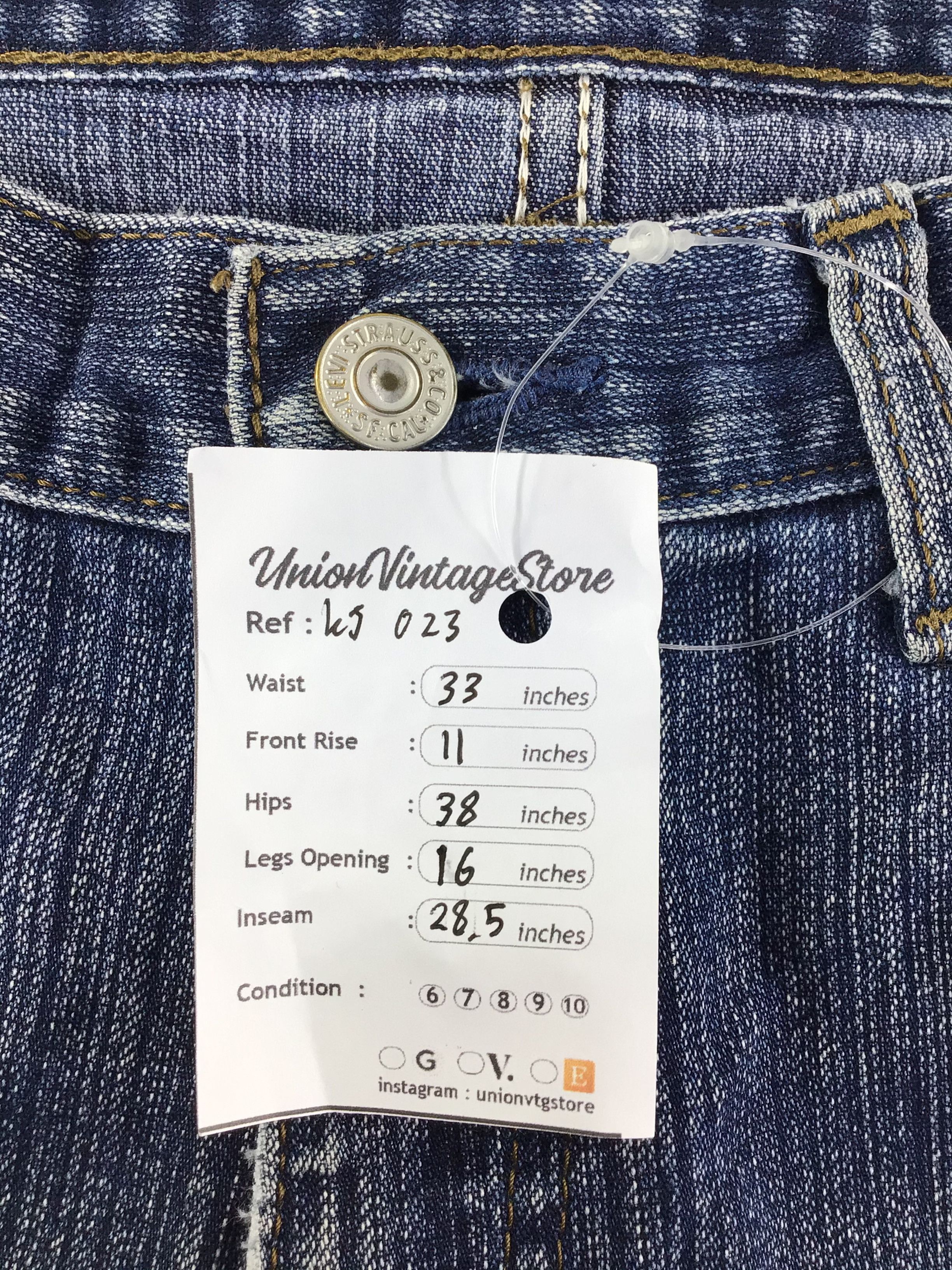 Levi's Vintage Levis 533 Jeans Faded Blue Denim KJ023 Size US 33 - 10 Thumbnail