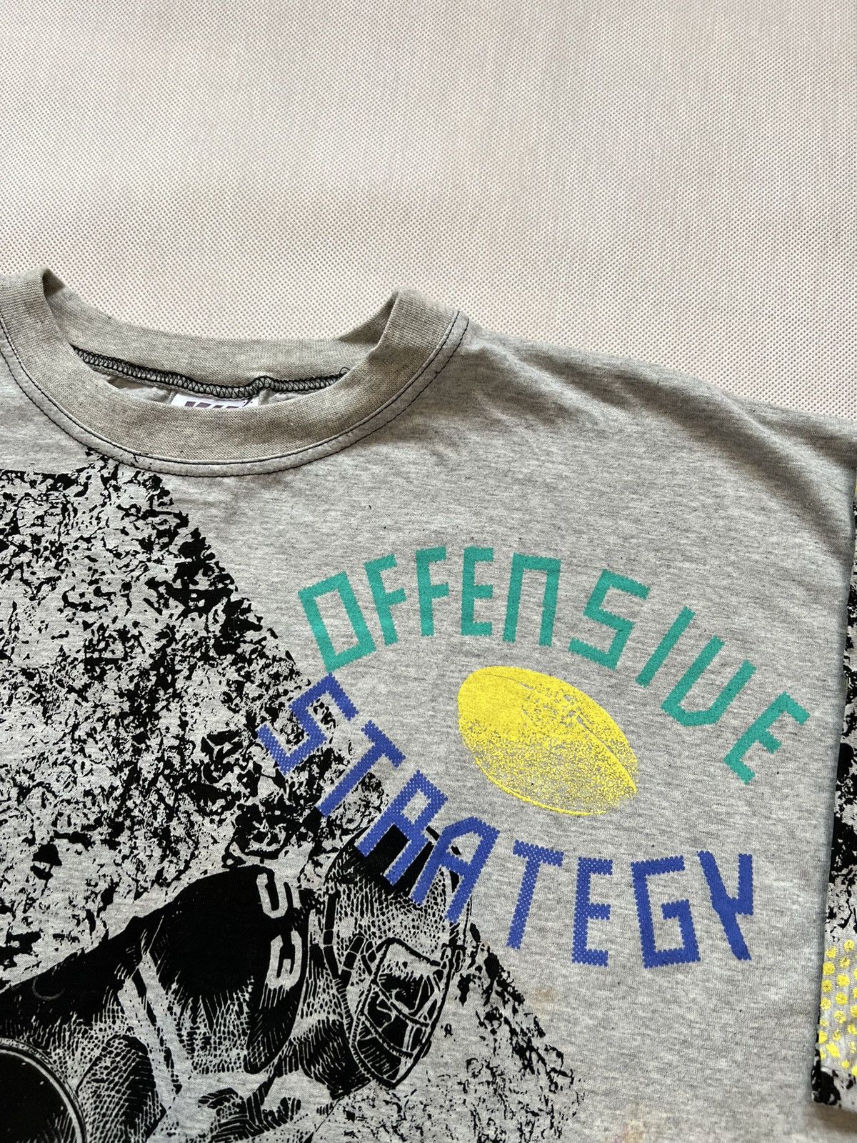Vintage Tshirt Offensive Strategy Rugby Vinage 90’s Full Print Size US L / EU 52-54 / 3 - 3 Thumbnail