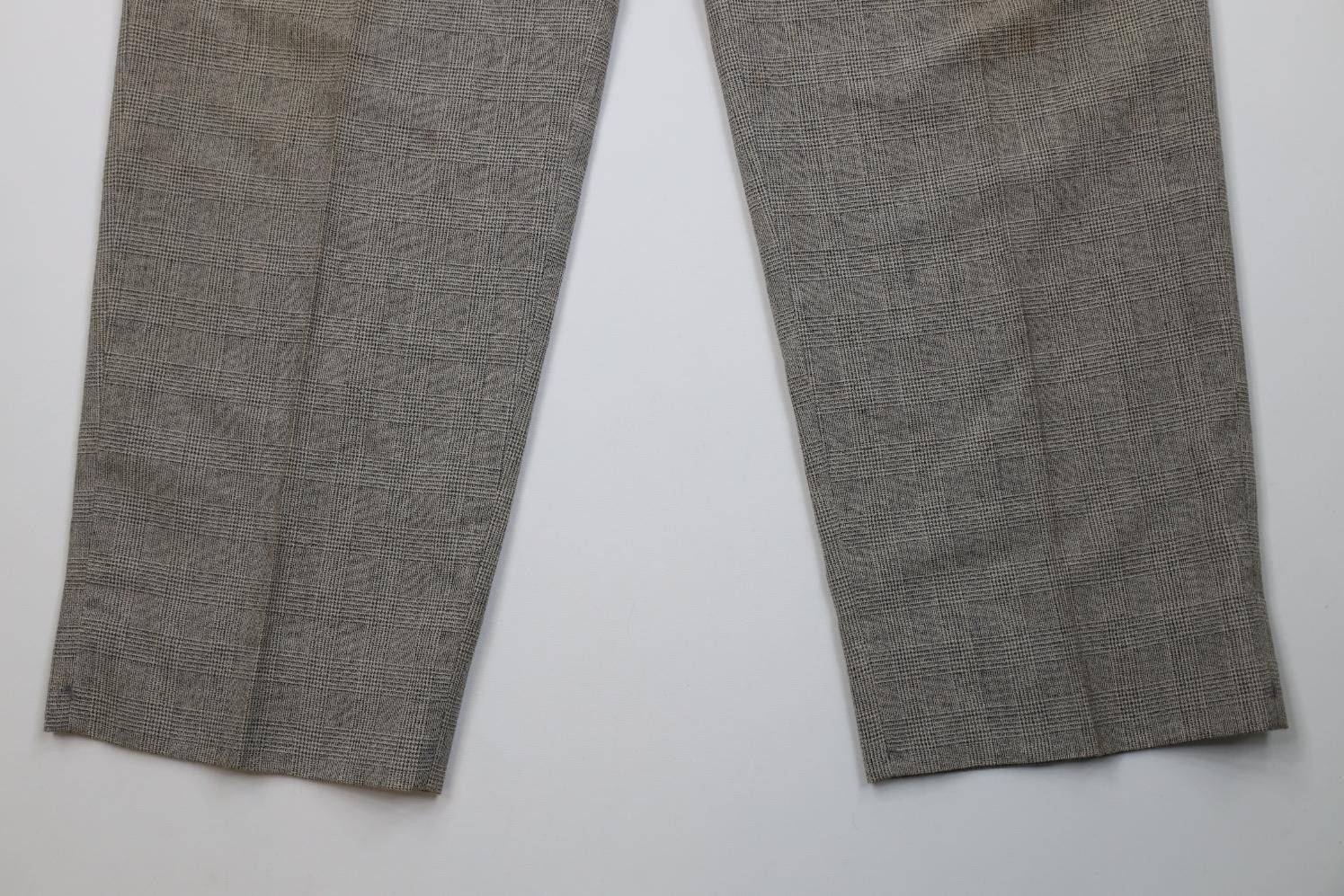 Vintage Vintage 70s Streetwear Houndstooth Wide Leg Chino Pants Size US 36 / EU 52 - 4 Thumbnail