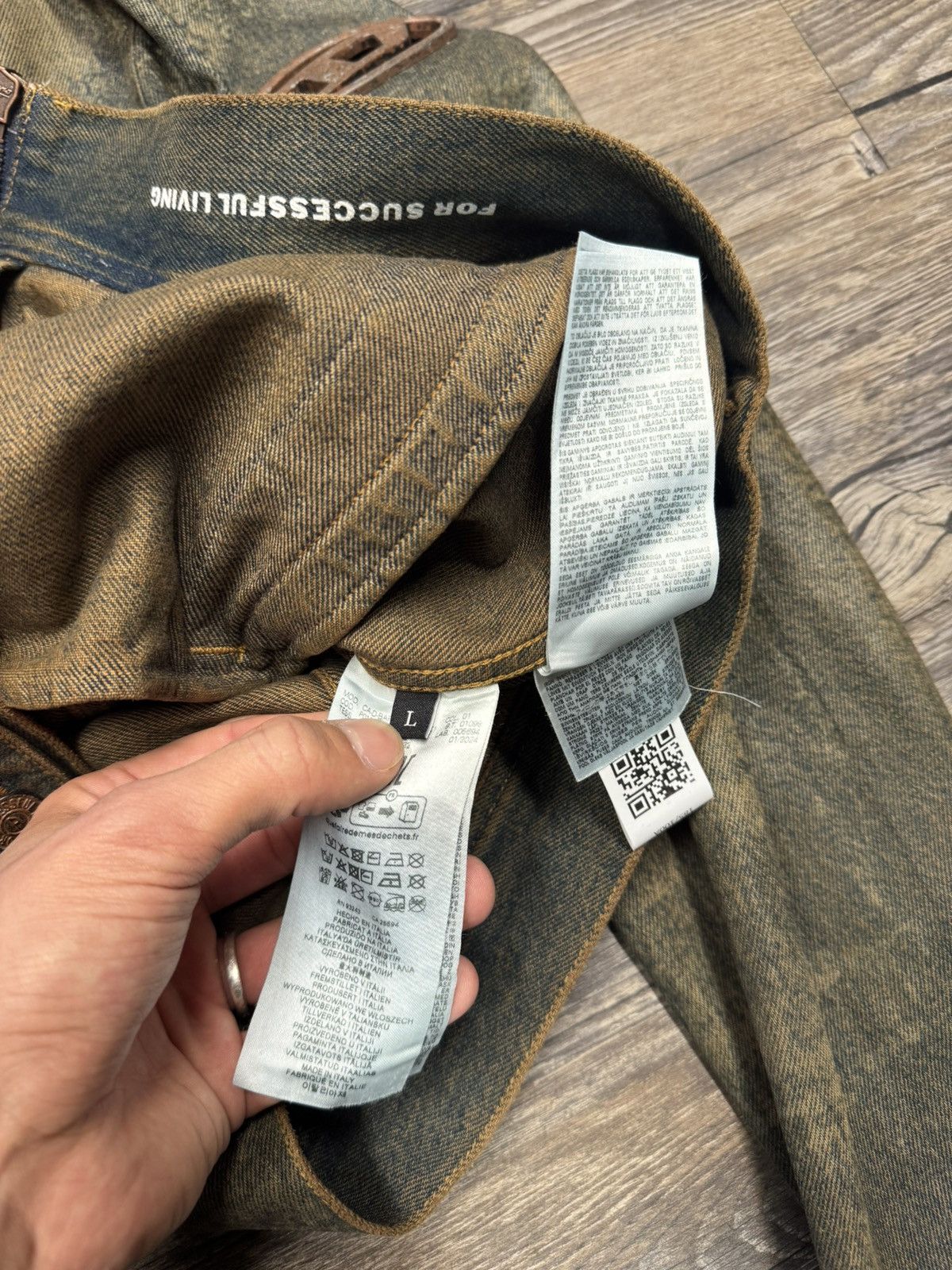 Diesel Diesel SSENSE Exclusive Denim Jacket Size US L / EU 52-54 / 3 - 5 Thumbnail