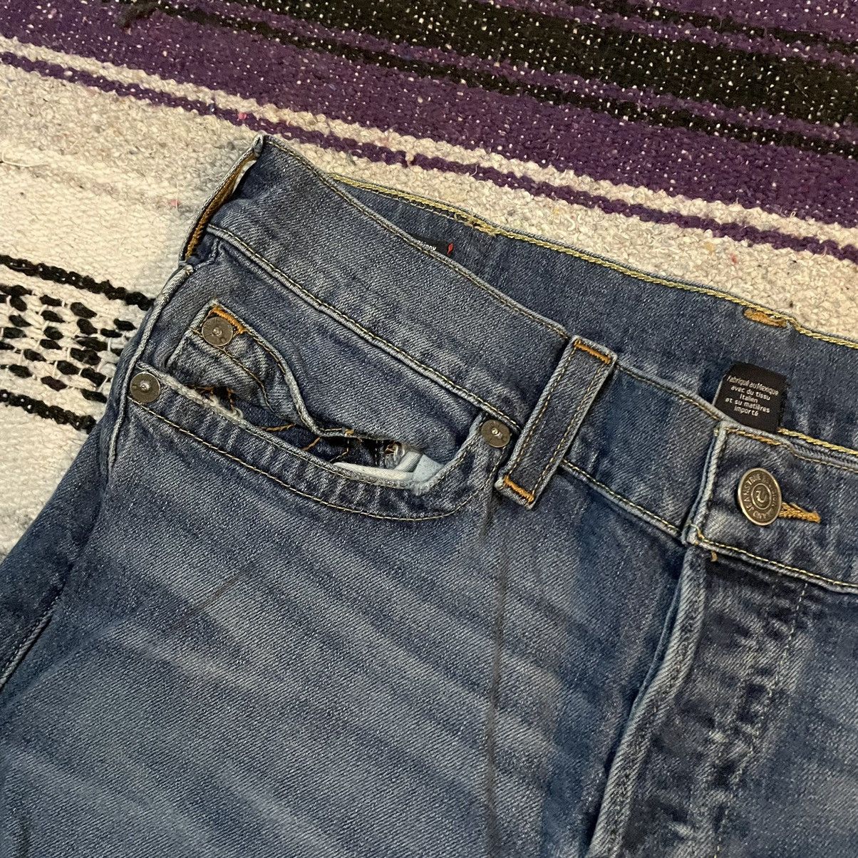 True Religion True Religion Rocco Relaxed Skinny Italian Denim Jeans 36x30 Size US 36 / EU 52 - 2 Thumbnail