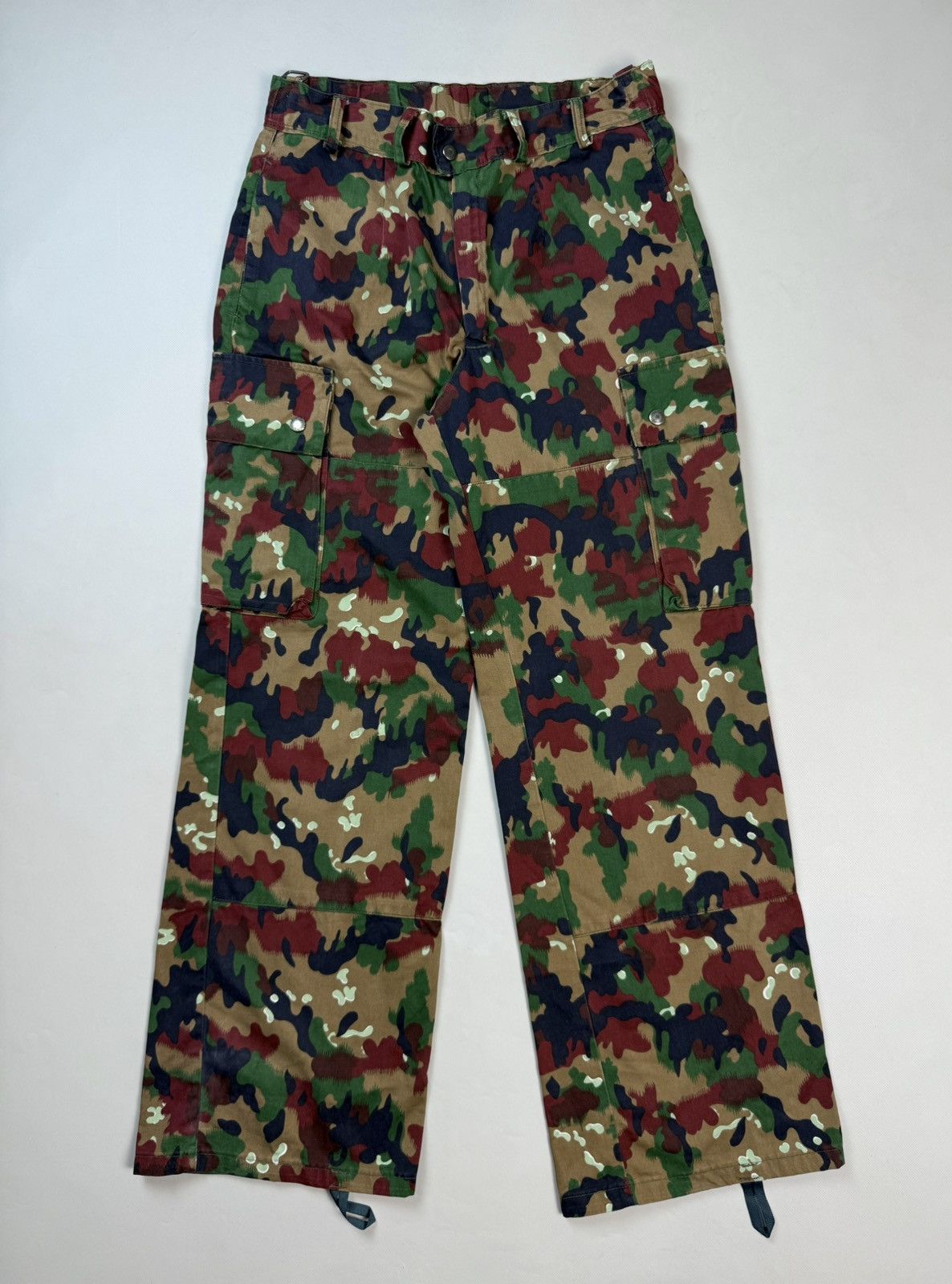 Vintage Military Swiss Army Alpenflage Camo M83 Cargo Pants Trousers Size US 30 / EU 46 - 1 Thumbnail