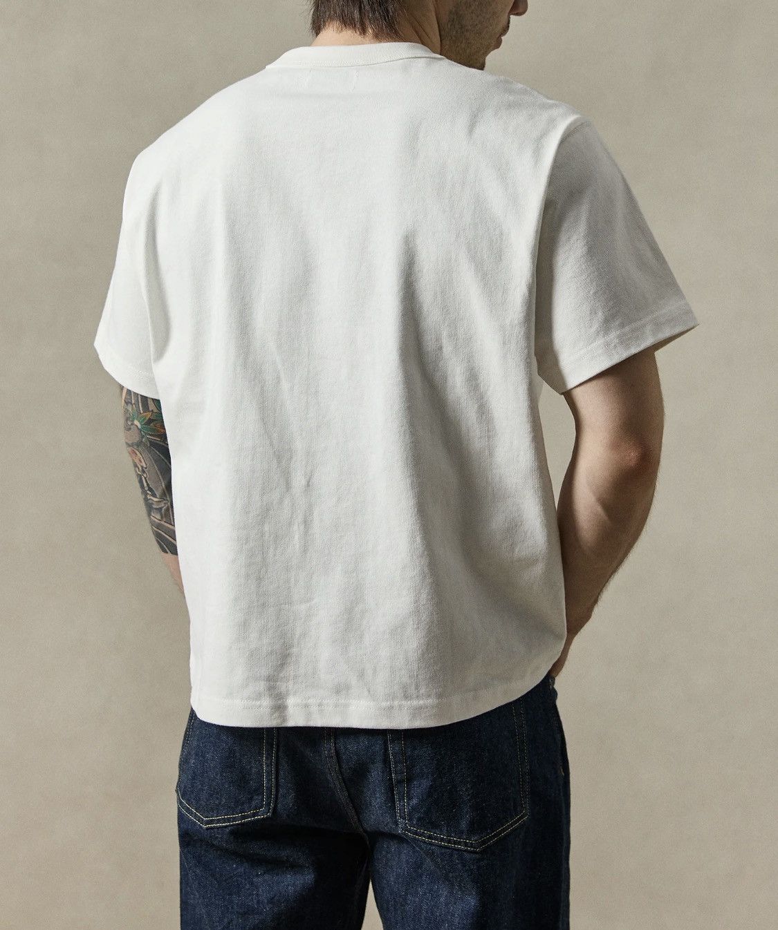 Other NEW 1900s Heavyweight Cotton Jersey Boxy T-Shirther Size US L / EU 52-54 / 3 - 4 Thumbnail