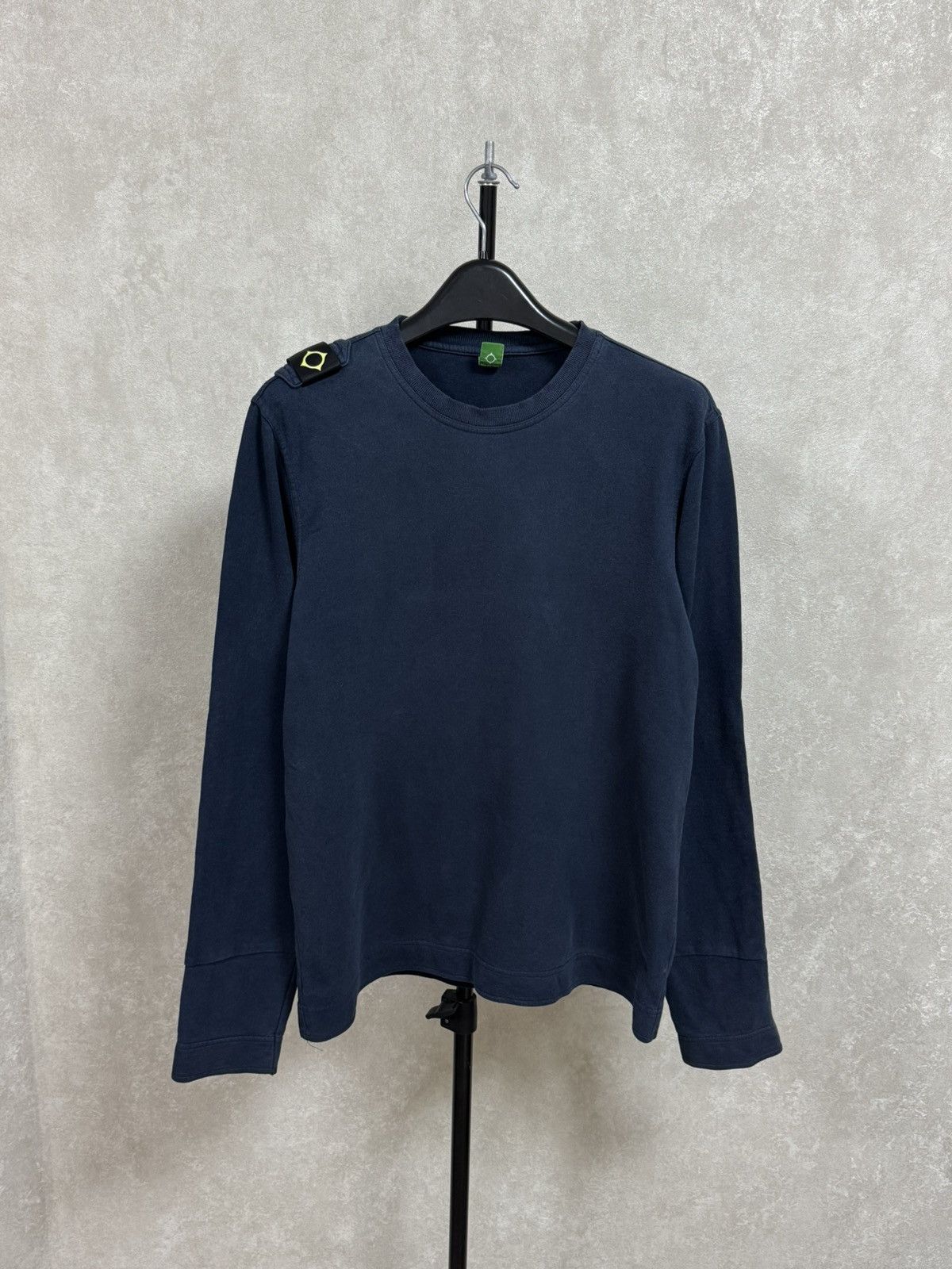 MA.STRUM Ma.Strum Men’s Long Sleeve Sweatshirt phosphorescent patch Size US M / EU 48-50 / 2 - 2 Thumbnail