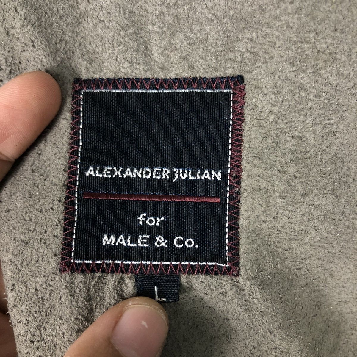 Alexander Julian × Japanese Brand 📌Vintage Biker Leather Jacket Alexander Julian Blanket Size US L / EU 52-54 / 3 - 18 Thumbnail