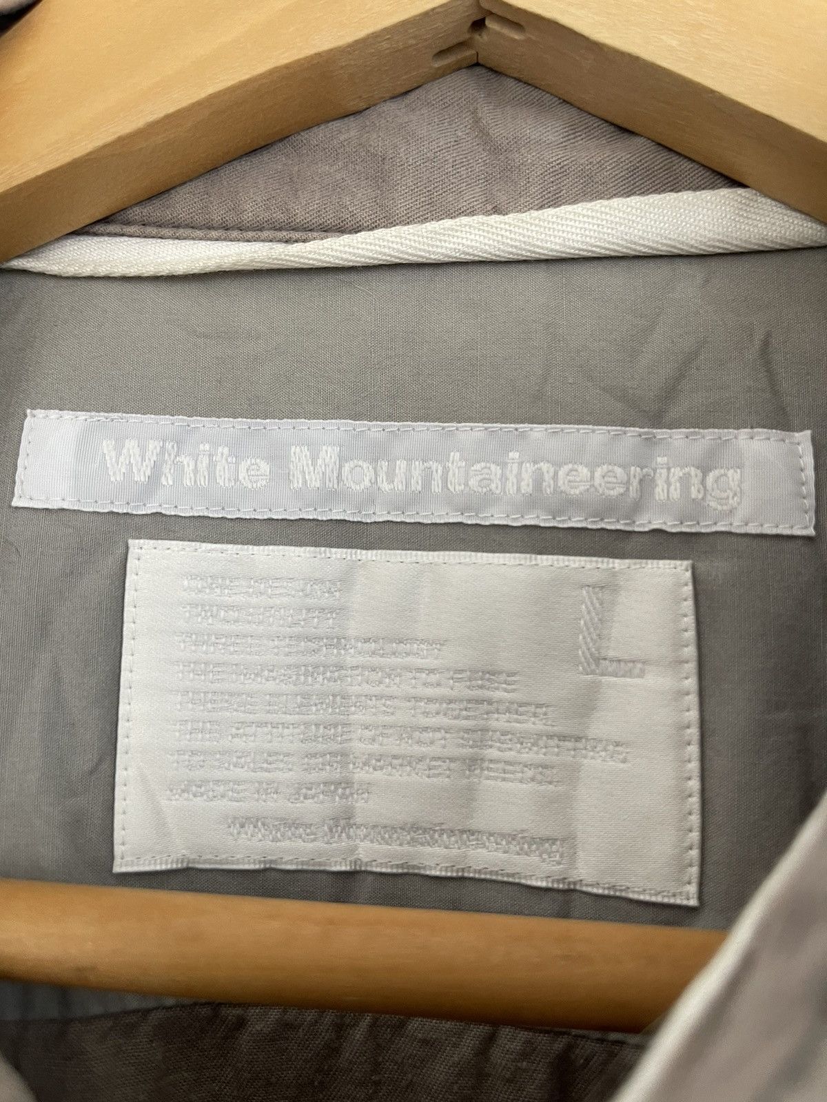 White Mountaineering White Moutaineering Button Up Longsleeve Size US L / EU 52-54 / 3 - 4 Thumbnail