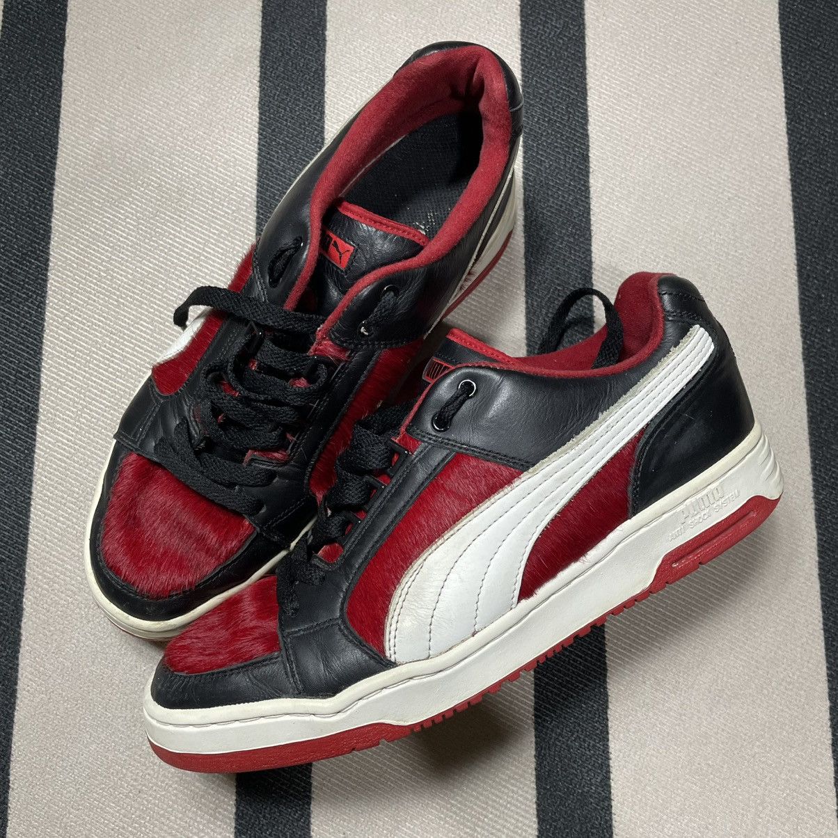 Puma Archive Rare Y2K Puma Slipstream Low Beast Pony Fur Sneakers Size US 8 / EU 41 - 1 Thumbnail