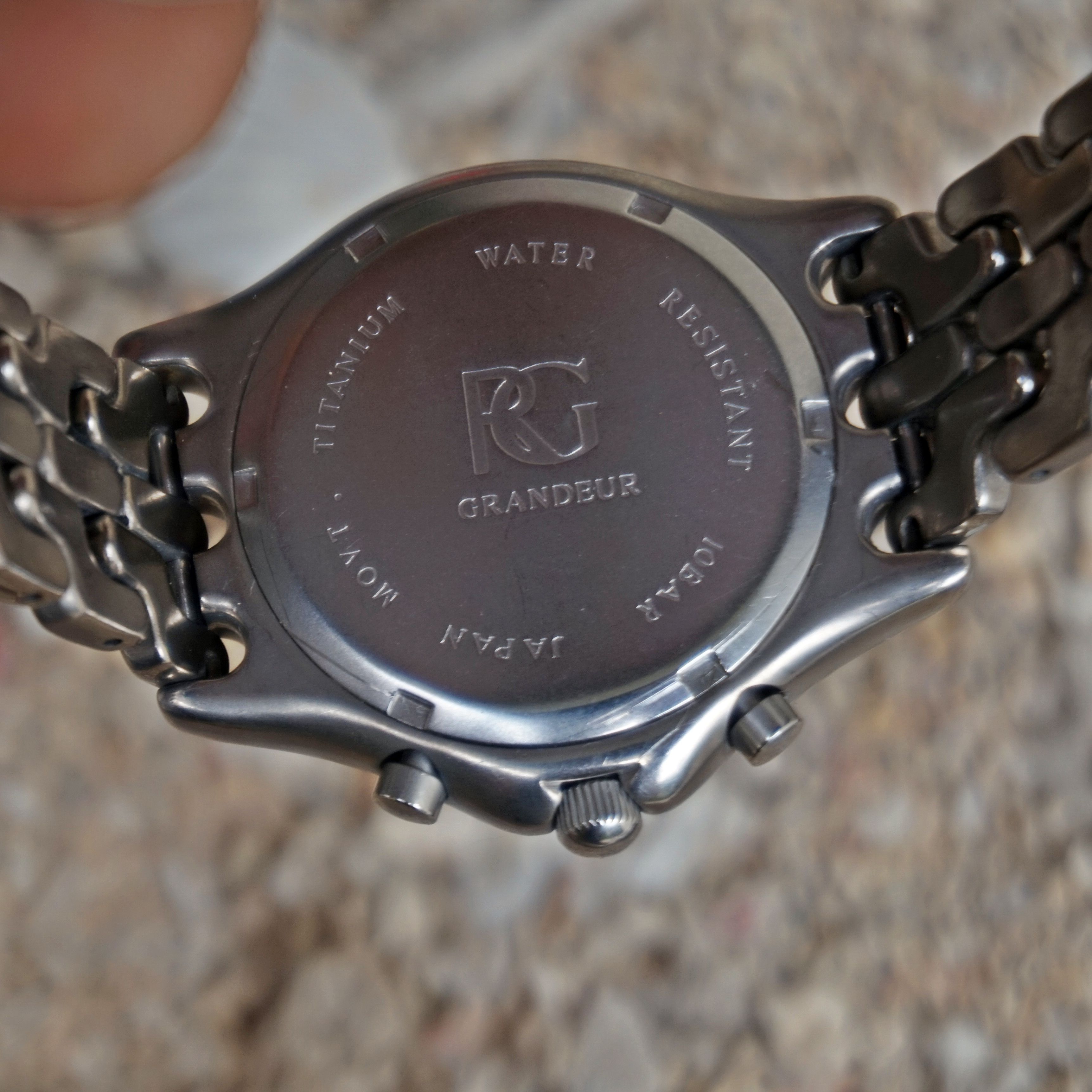 Other 90s Grandeur Panda Chronograph watch fishbone bracelet Size ONE SIZE - 9 Thumbnail