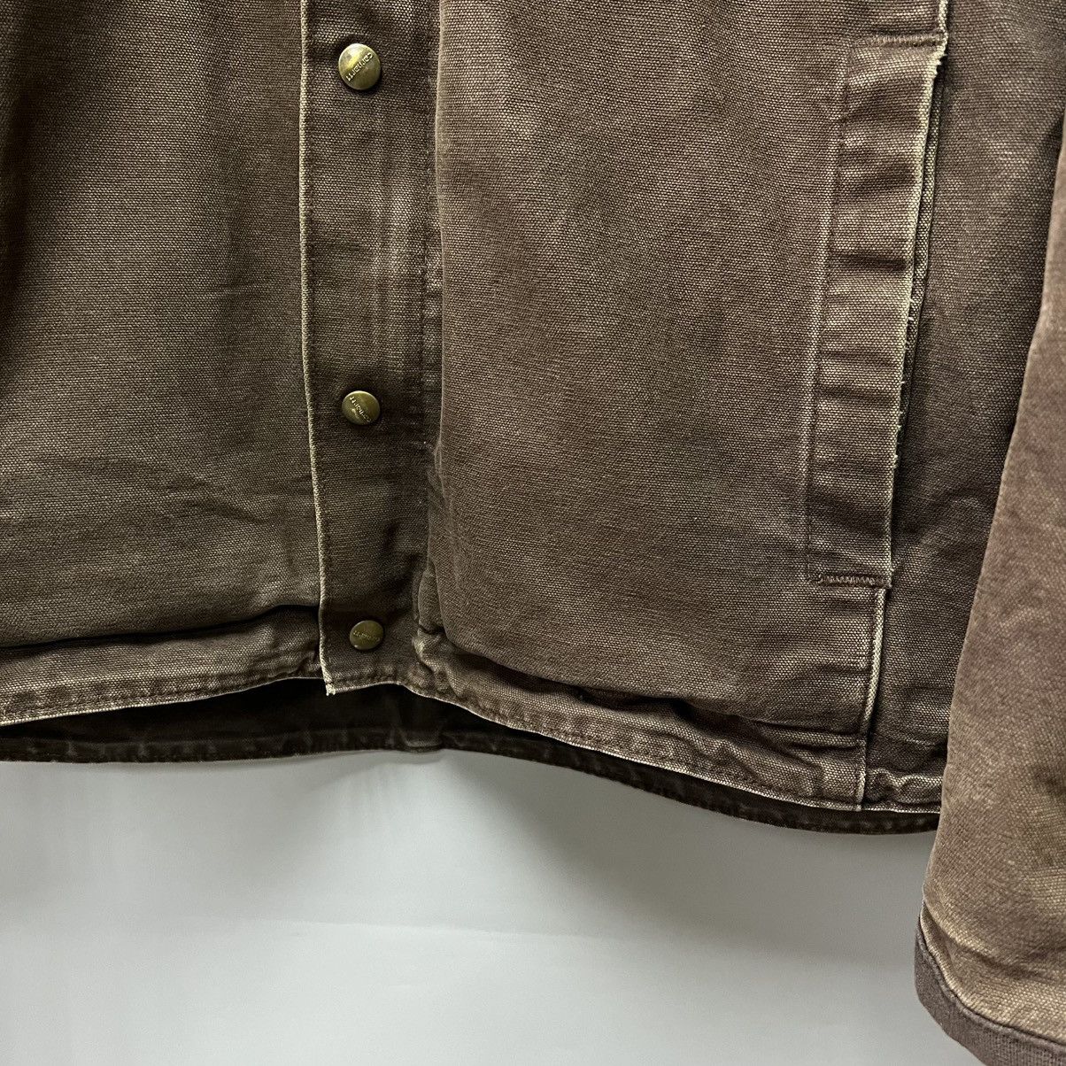 Carhartt Carhartt Sandstone Barlett Jacket Vintage Sherpa Brown faded Size US XL / EU 56 / 4 - 15 Thumbnail