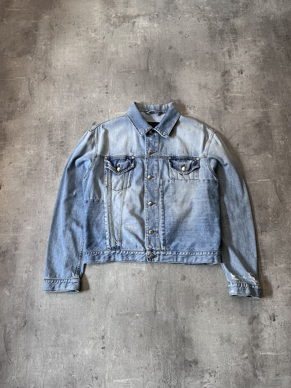 Alexander McQueen Alexander McQueen 2014 denim jacket jeans blue Size US L / EU 52-54 / 3 - 1 Thumbnail