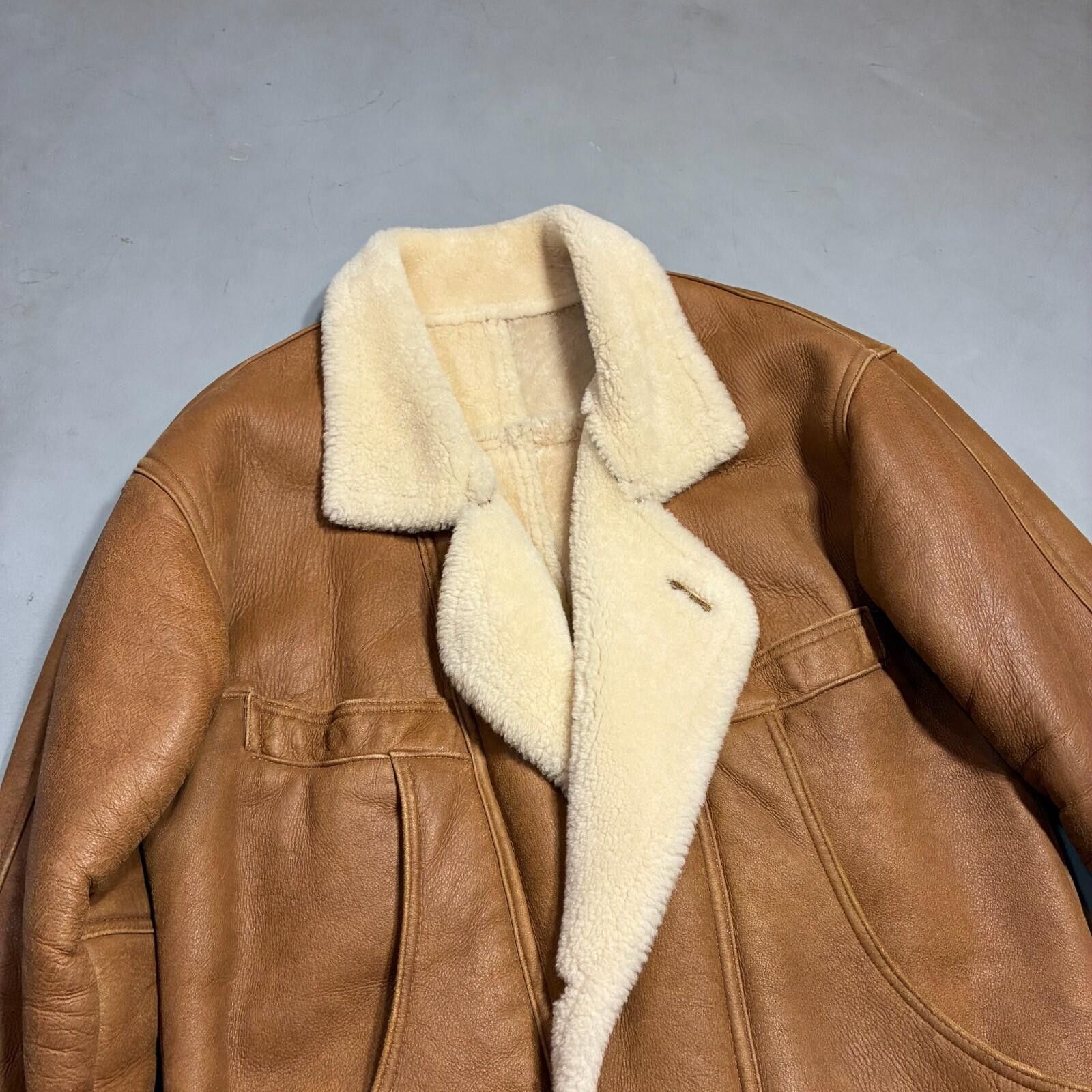 Other Texas Tanning Shearling Rancher Coat 70s Size US L / EU 52-54 / 3 - 4 Thumbnail