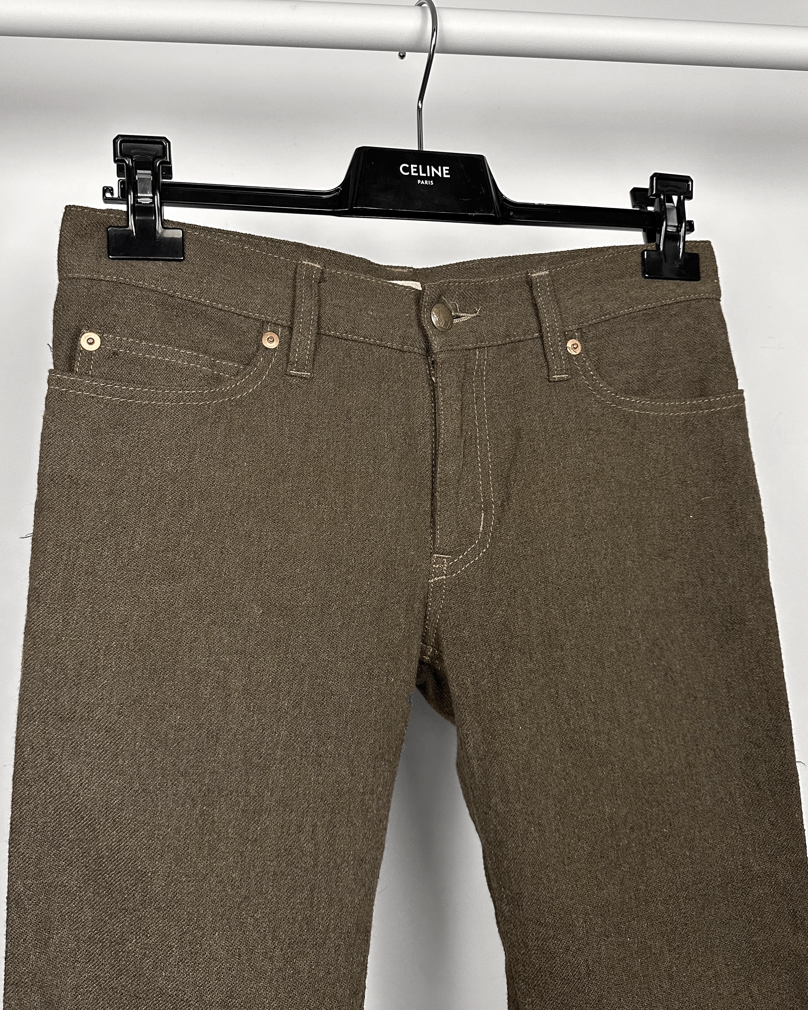Le Grande Bleu (L.G.B.) L.G.B Le Grand Bleu Wool Gas Mask Pocket Capri Pants Size US 28 / EU 44 - 4 Thumbnail