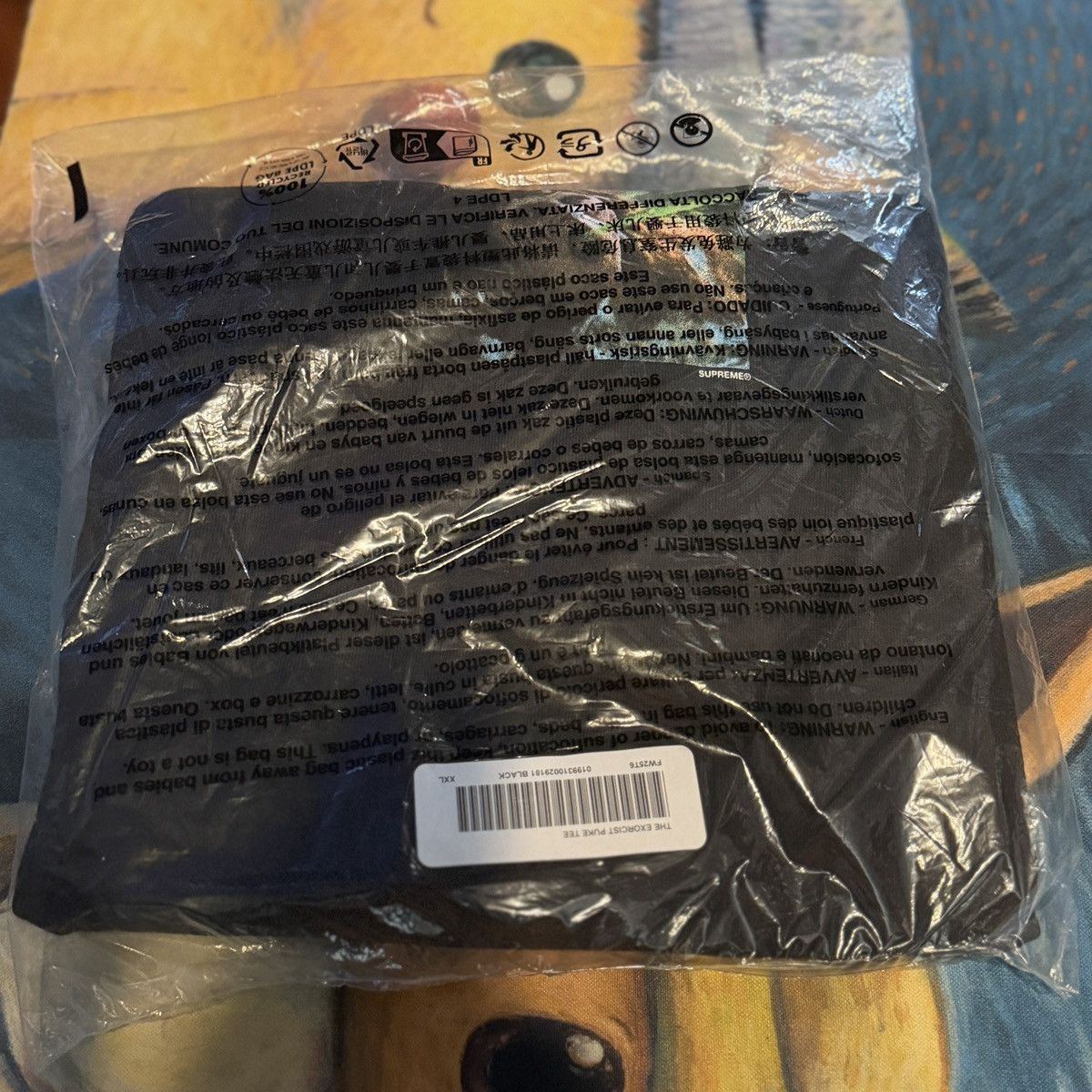 Supreme Supreme Puke Tee Exorcist XXL Black New T Shirt Size US XXL / EU 58 / 5 - 3 Thumbnail