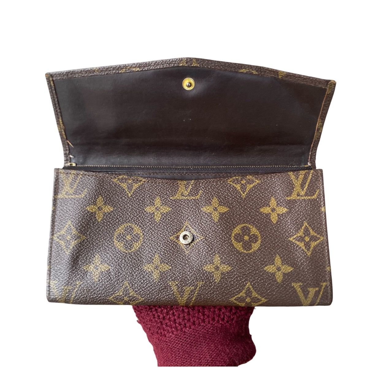 Louis Vuitton Vintage 80’s LV Sarah Long Wallet Classic Monogram Canvas Size ONE SIZE - 3 Thumbnail