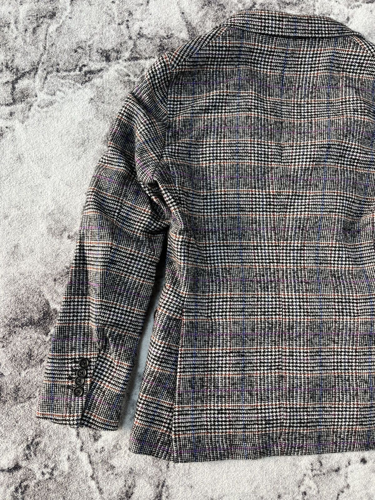 Manuel Ritz Manuel Ritz Wool Plaid Blazer Italy Tailored Fit Size 40R - 11 Thumbnail