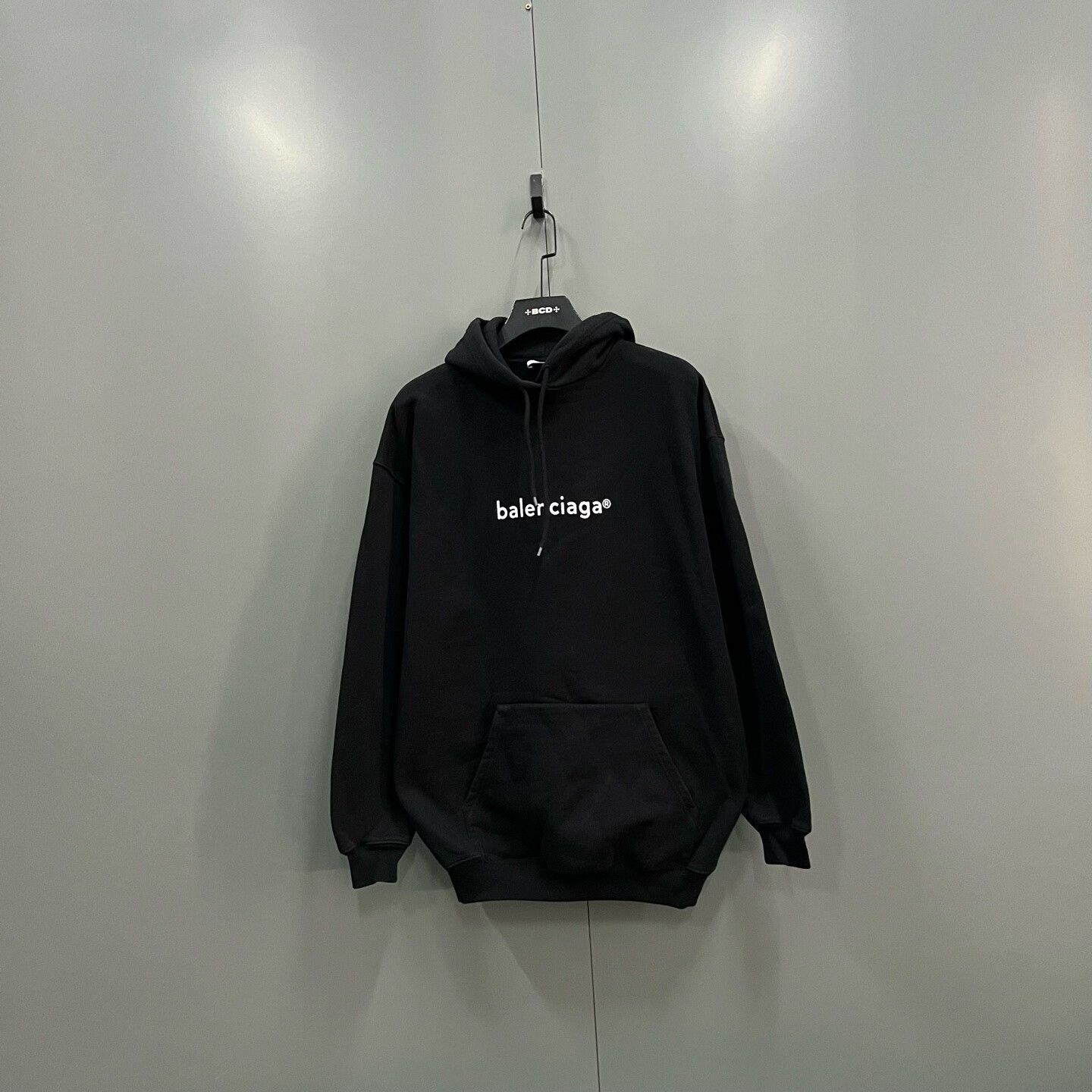 Balenciaga black logo hoodie by balenciaga Size US M / EU 48-50 / 2 - 1 Thumbnail