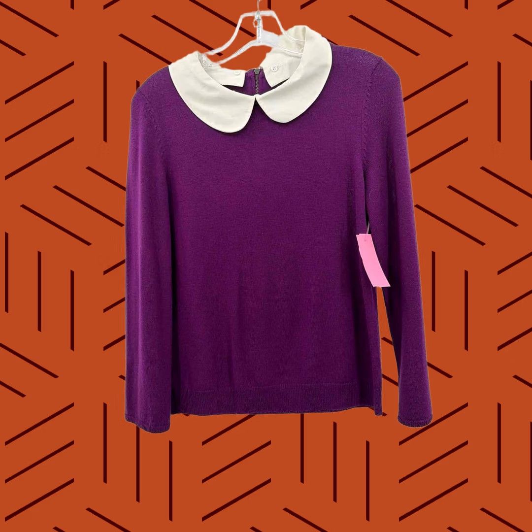 Alice + Olivia Alice + Olivia Sweater Size Small Purple Pre-Owned Size S / US 4 / IT 40 - 1 Thumbnail