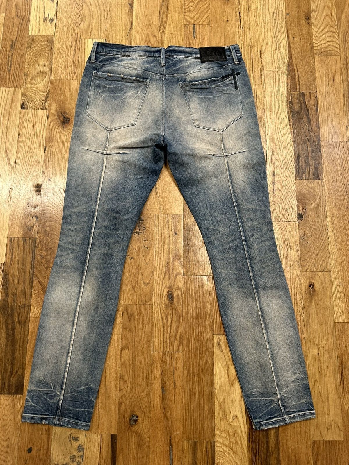 Rta Rta White Spell Blue Denim Jeans Size 38 Size US 38 / EU 54 - 2 Thumbnail