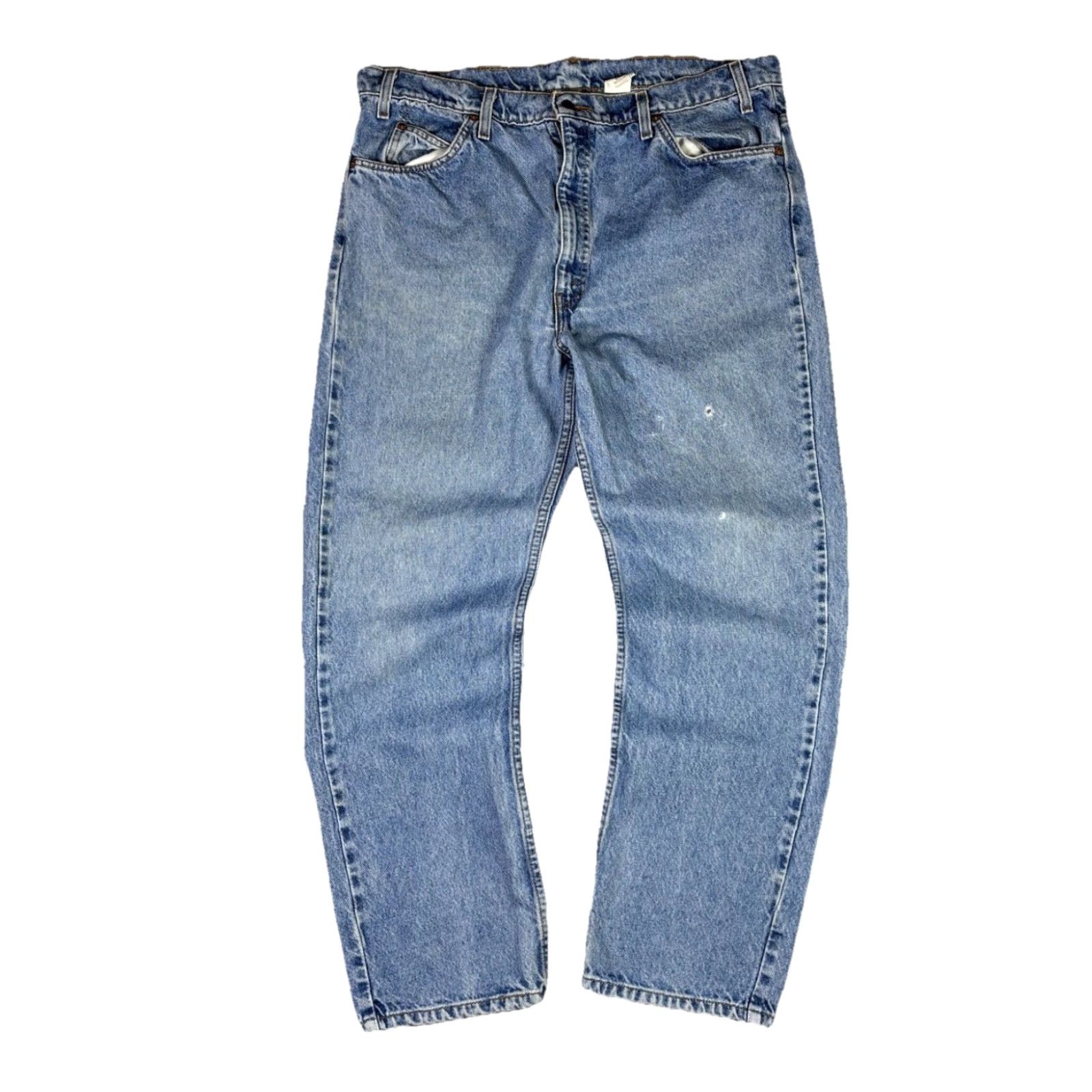 Levi's **Vintage Levi's 505 Jeans Regular Fit Orange USA 38x30** User: Vintage Levi's 505 Jeans Regular Fit Orange USA 38x30 Size US 38 / EU 54 - 2 Thumbnail