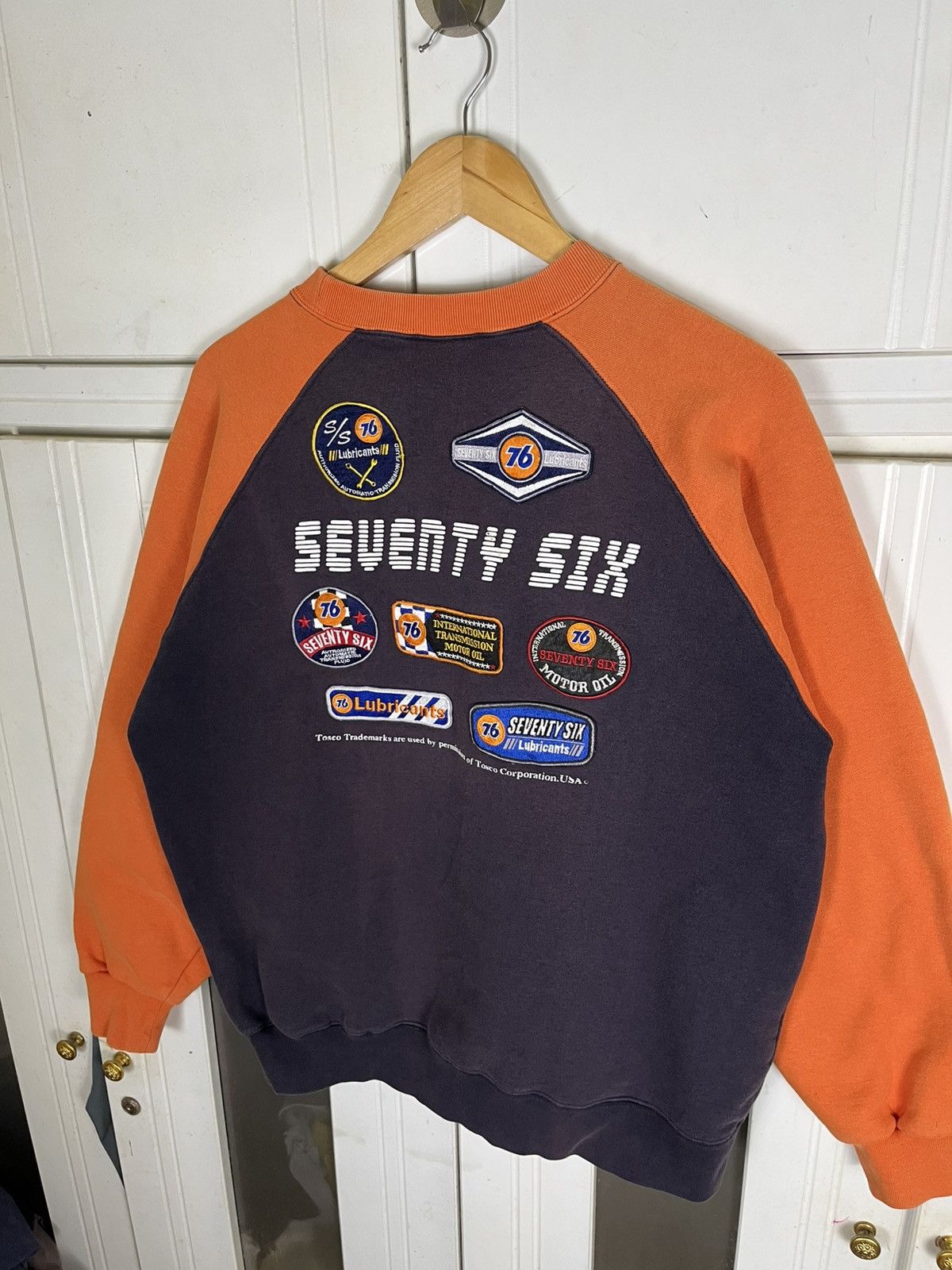 Japanese Brand Vintage 90s 76 Lubricants Sweatshirt Size US L / EU 52-54 / 3 - 2 Thumbnail