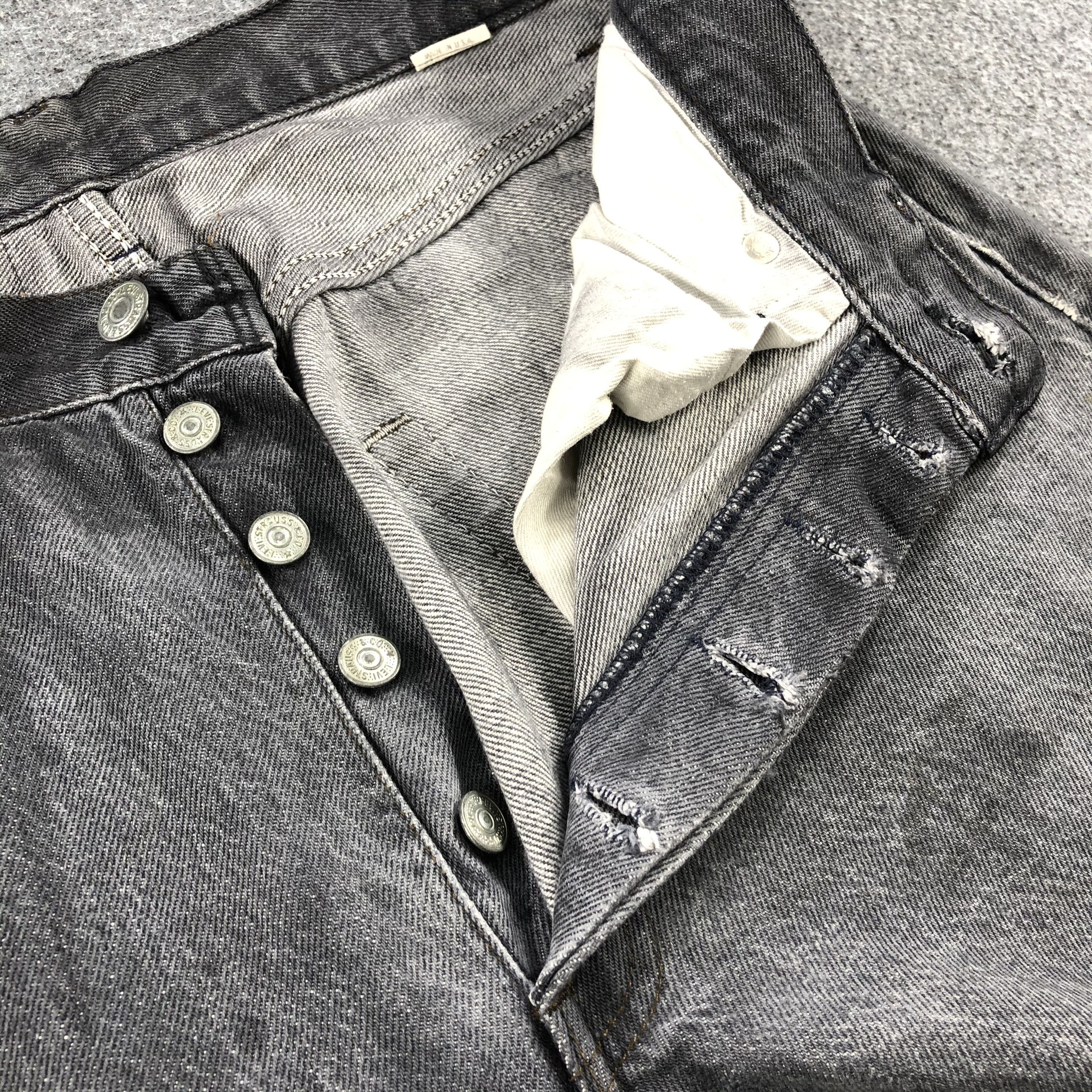 Levi's Vintage 90s Ripped Levis 501 Earth Tone Jeans-J1515 Size US 30 / EU 46 - 13 Thumbnail