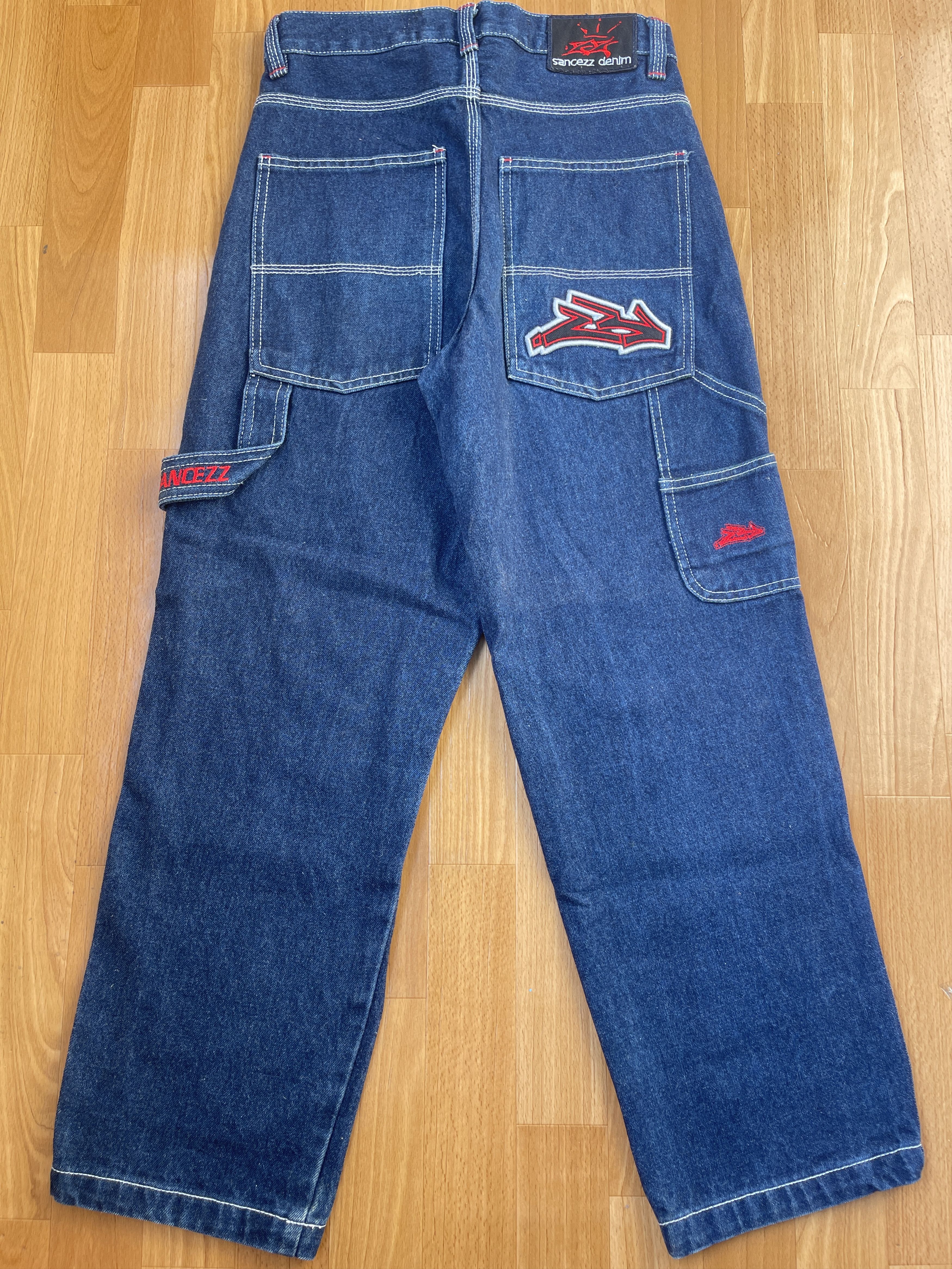Other Sancezz jeans, vintage baggy jeans 90s hip hop skater Y2K 26 Size US 26 / EU 42 - 1 Thumbnail