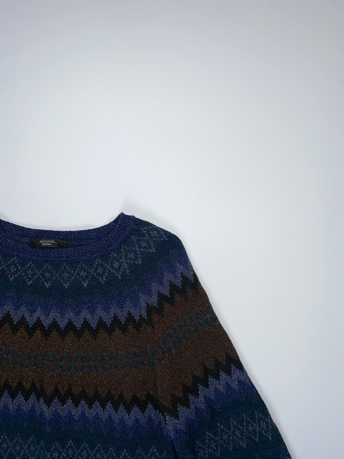 Weekend Max Mara 🚨 Weekend Max Mara vintage knitted wool sweater art luxury Size M / US 6-8 / IT 42-44 - 5 Thumbnail