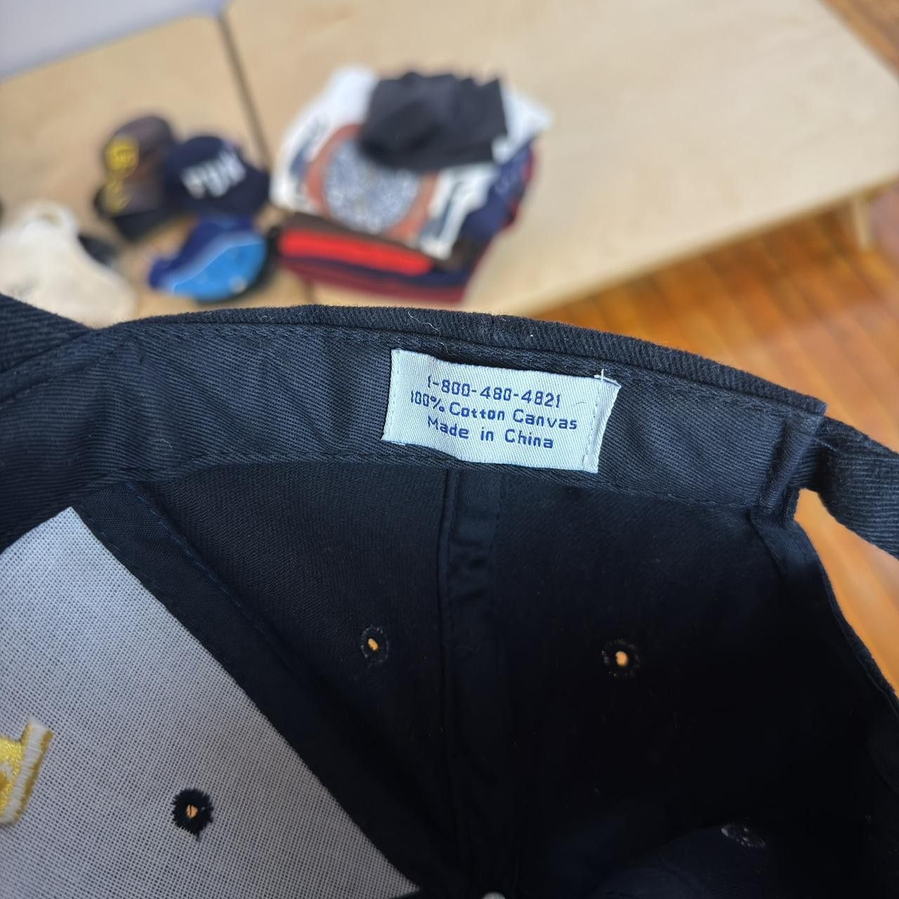 Vintage Navy/Yellow FBI Cap Size ONE SIZE - 3 Thumbnail