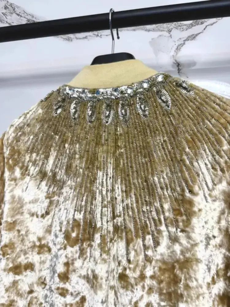 Saint Laurent Paris Sz 44 Saint Laurent Paris by Hedi 16AW Velvet Jacket-2507 Size US S / EU 44-46 / 1 - 2 Thumbnail