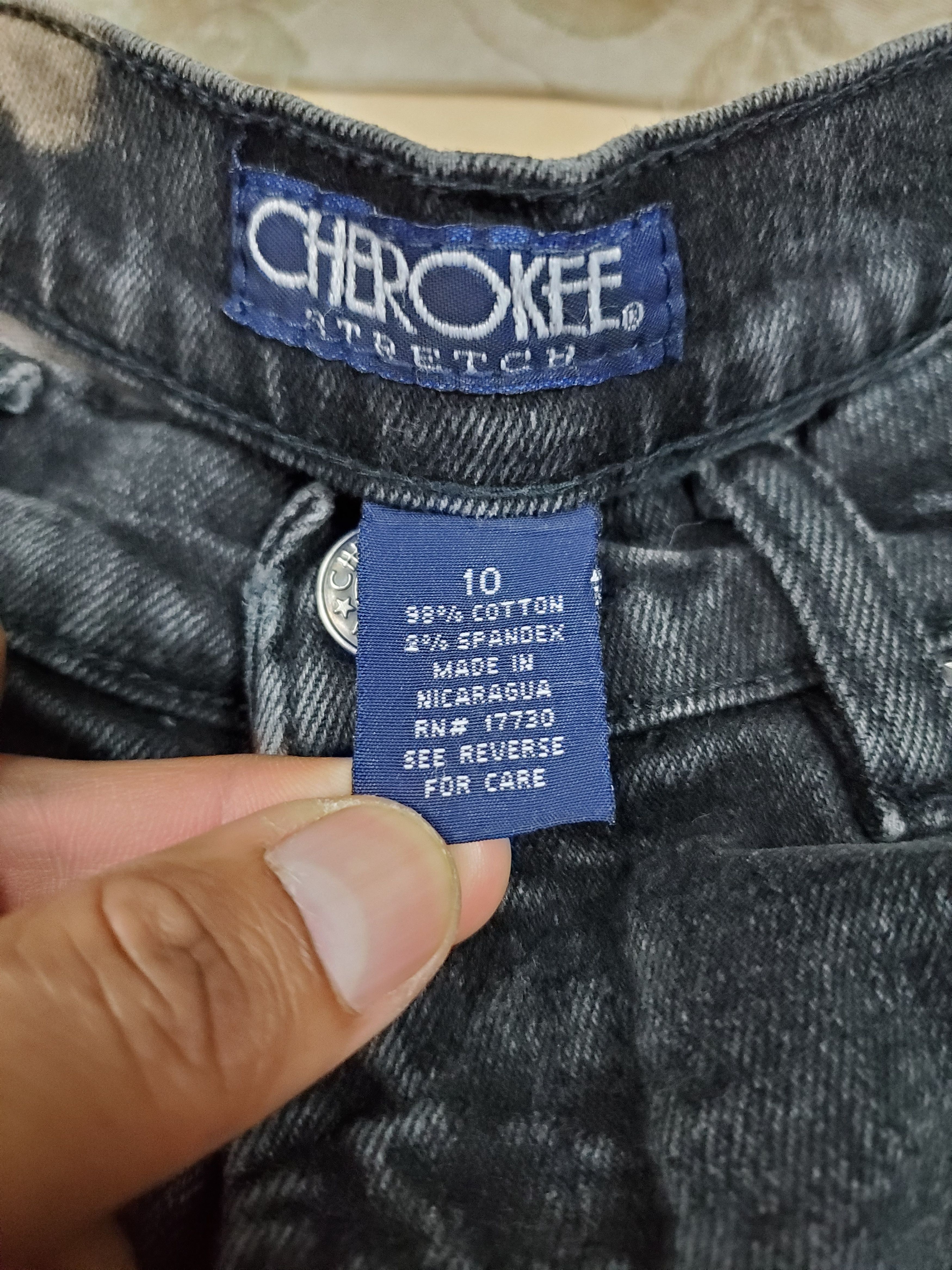 Vintage 🔥Vintage Denim Distressed Stretch Acid Wash 🔥 Size US 30 / EU 46 - 6 Thumbnail
