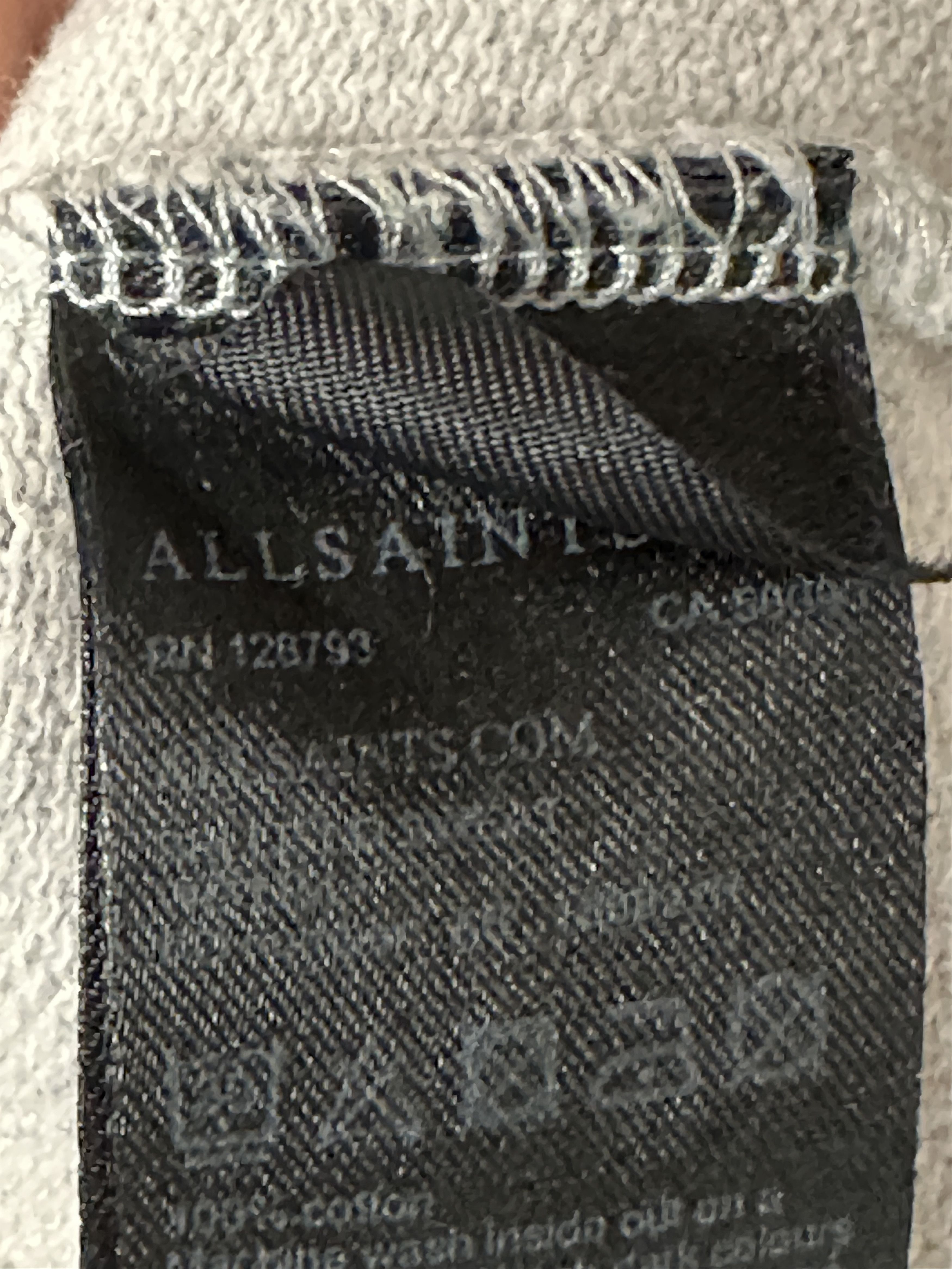 Allsaints All Saints Women's Gray Sweat Shirt Size Extra Small Size XS / US 0-2 / IT 36-38 - 6 Thumbnail