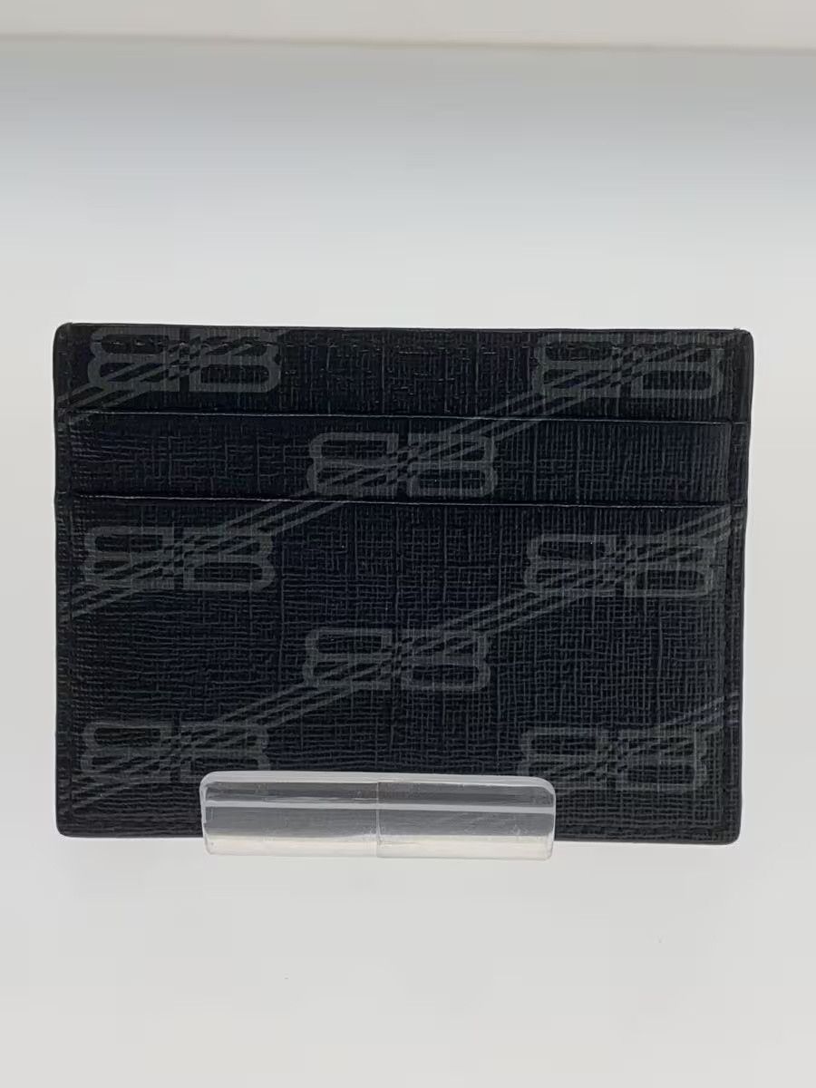 Balenciaga Balenciaga Leather Card Case Black Size ONE SIZE - 2 Thumbnail