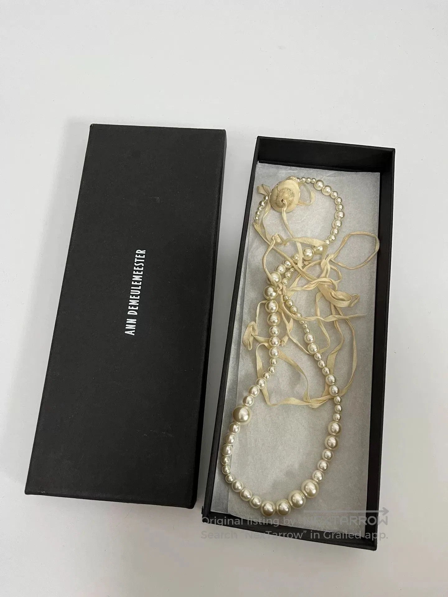 Ann Demeulemeester Ann Demeulemeester Skull Pearl Necklace. Size ONE SIZE - 6 Thumbnail