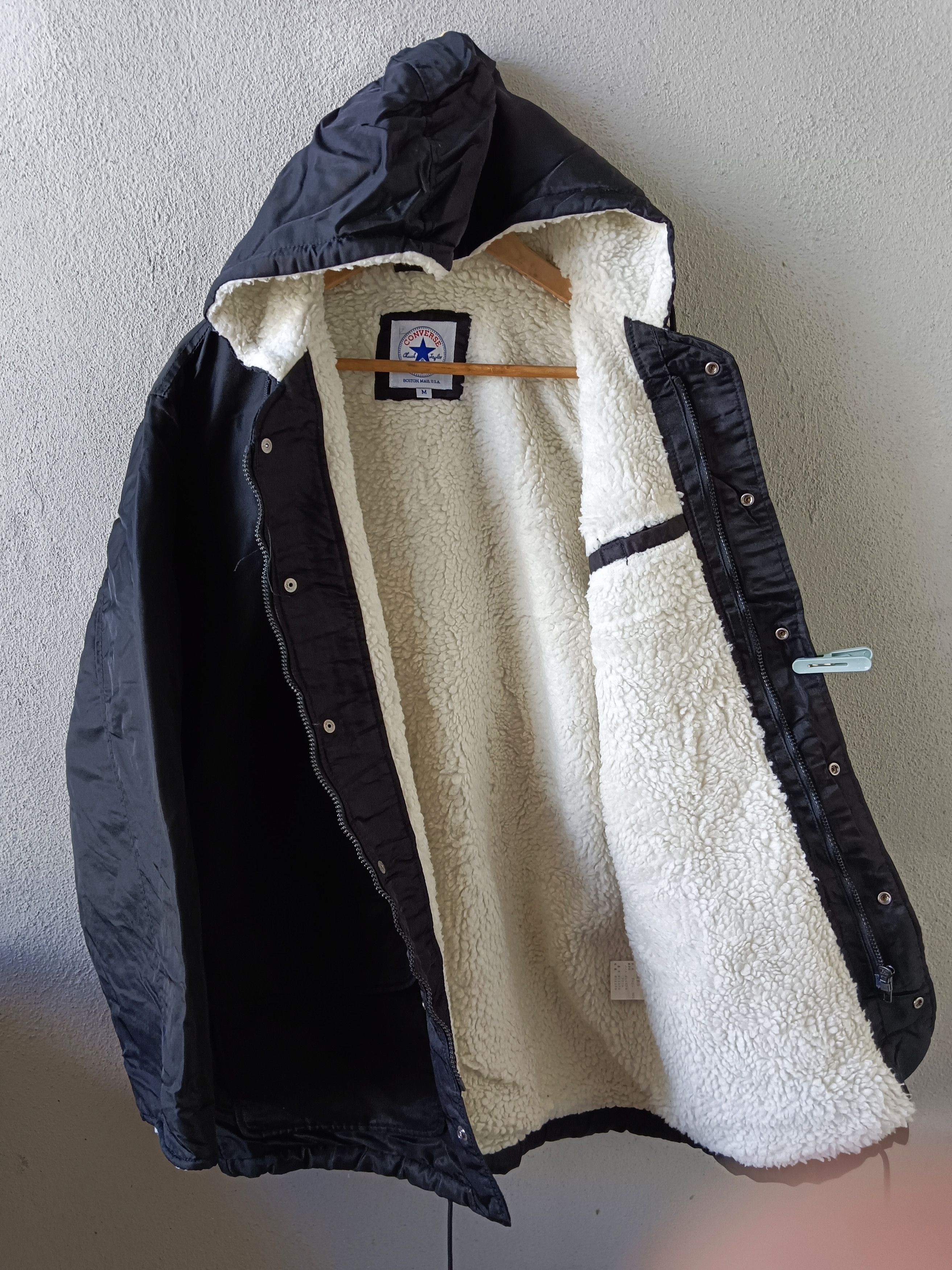 Converse Converse Vintage Parka Jacket Hooded Zipper Button Medium Size US M / EU 48-50 / 2 - 5 Thumbnail