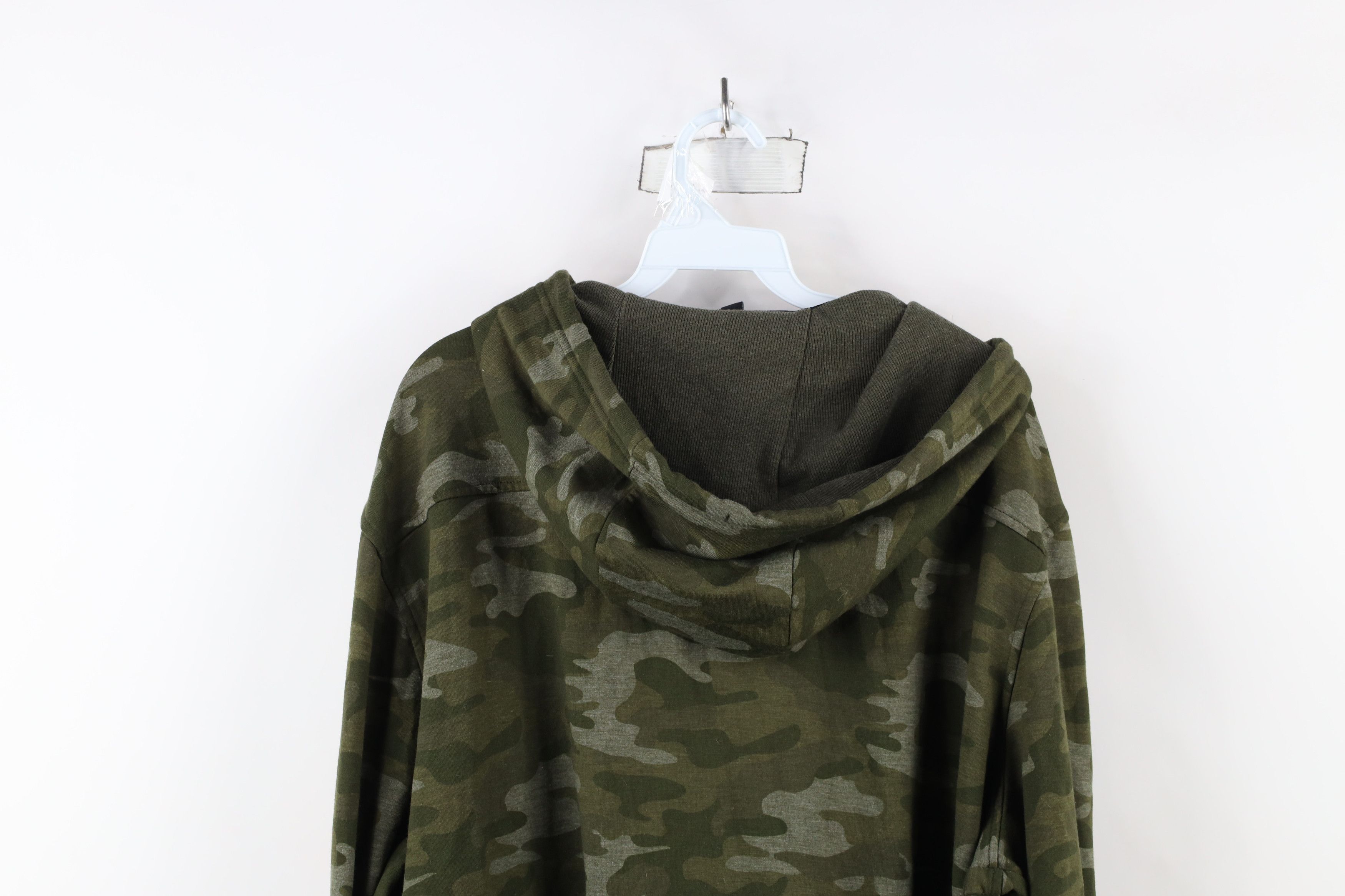 Vintage Vintage 90s Y2K Streetwear Camouflage Full Zip Sweatshirt Size US XXL / EU 58 / 5 - 12 Thumbnail