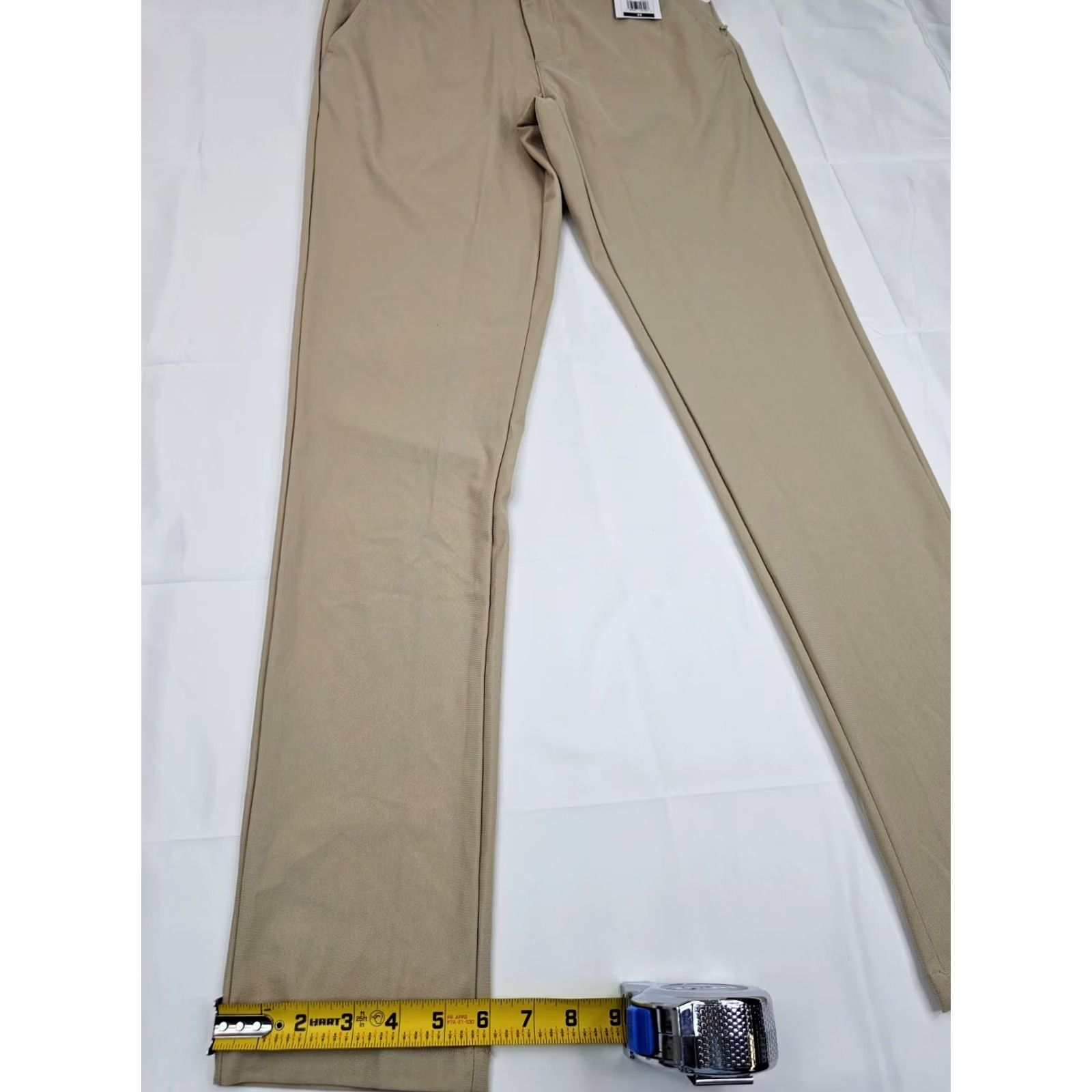 Reebok Reebok Anchor 5-Pocket Performance Pants Mens Tapered 28x32 Wicking NWT Beige Size US 28 / EU 44 - 5 Thumbnail